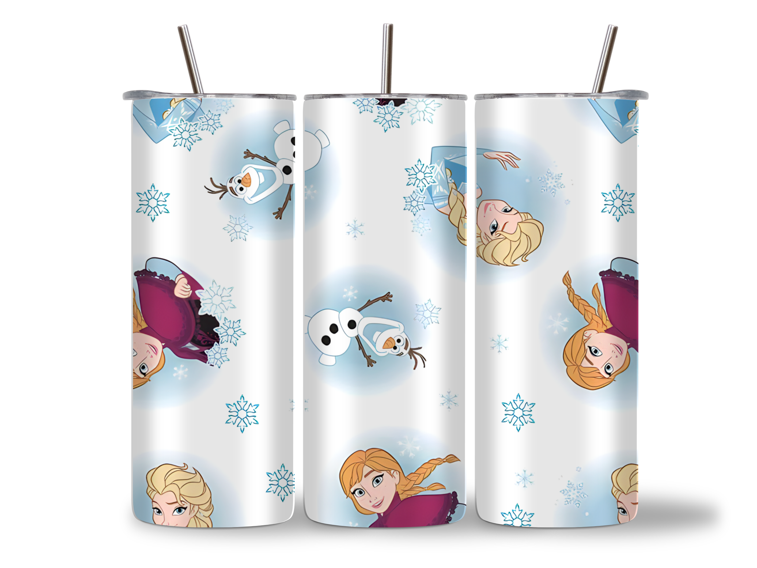 Frozen on white Tumbler/Drink Bottle