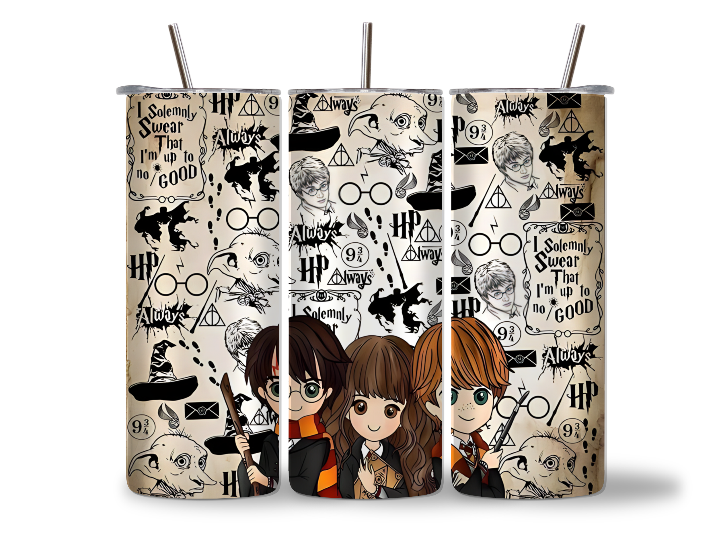 Harry Potter Cartoon Tumbler/Drink Bottle