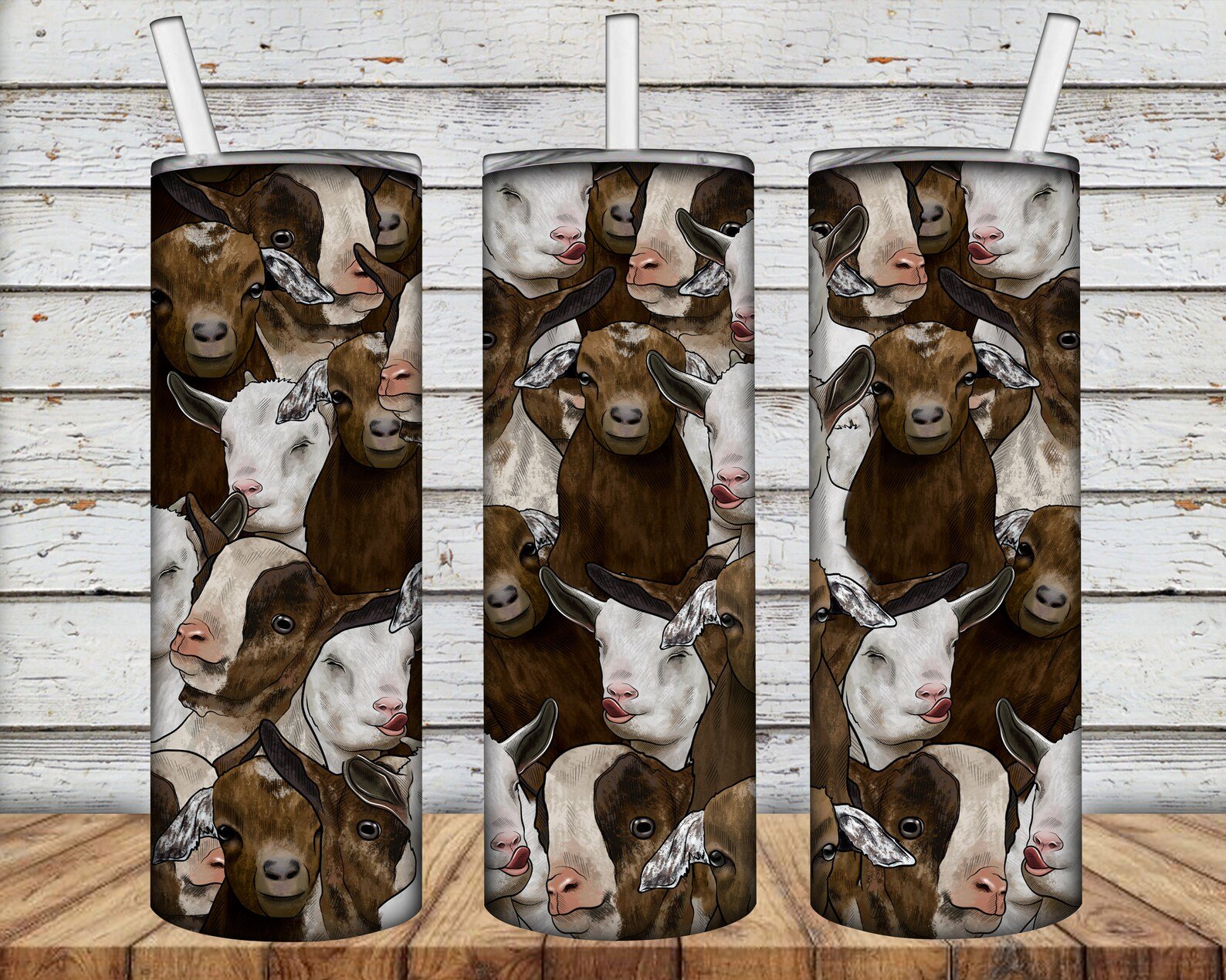 Goat Tumbler/Drink Bottle