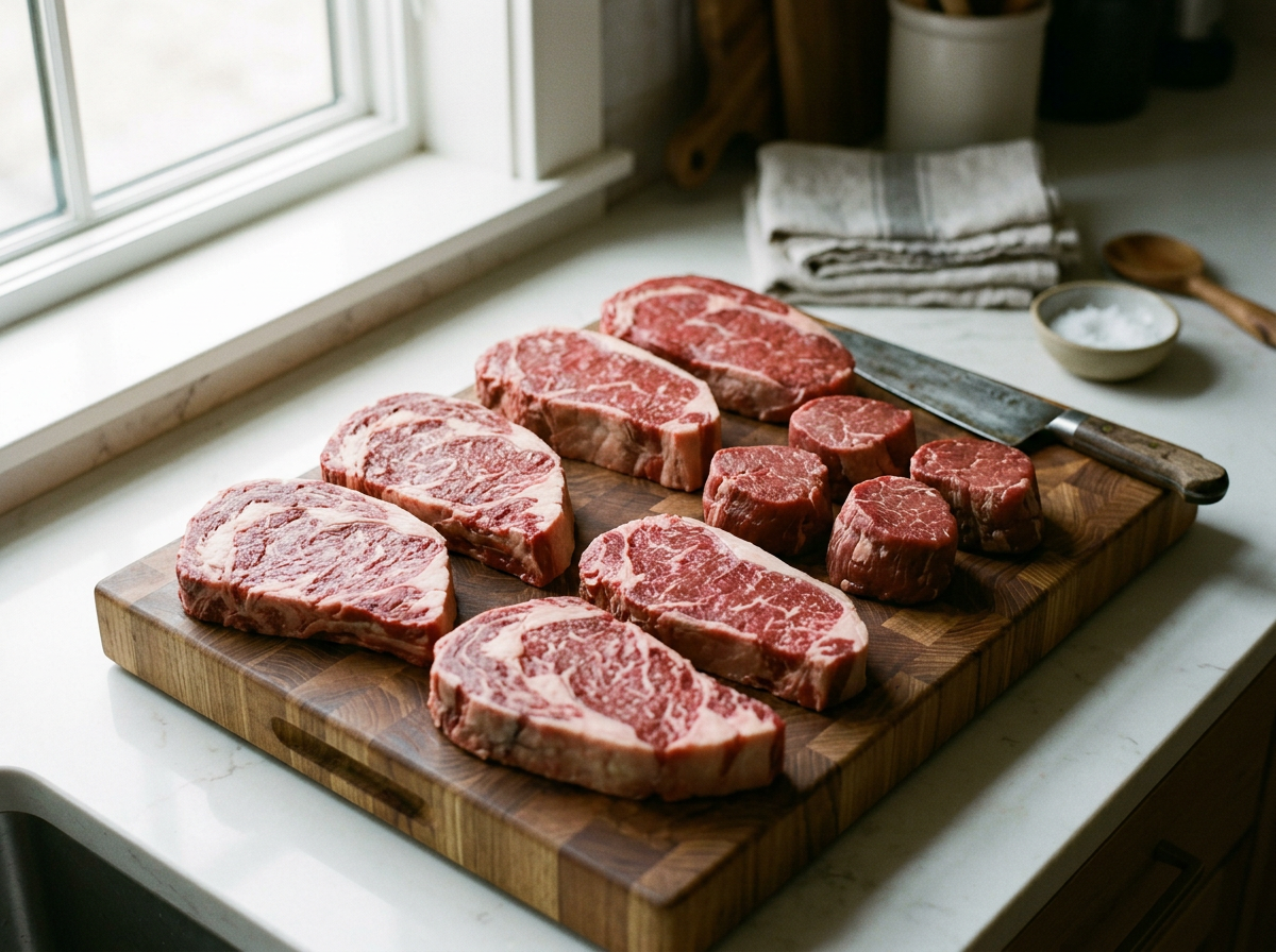 BEEF - 1/2 Cow - Curated Beef Box - 80 kg - $2600     ($700 Deposit)
