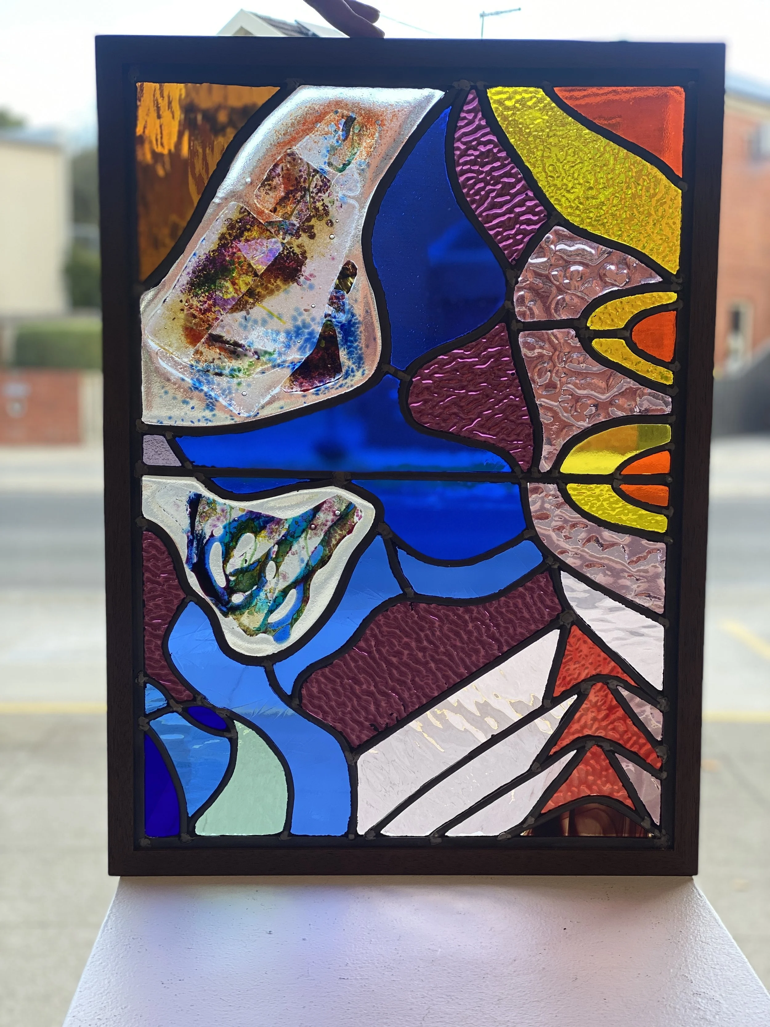 Panel for Australian Leadlight