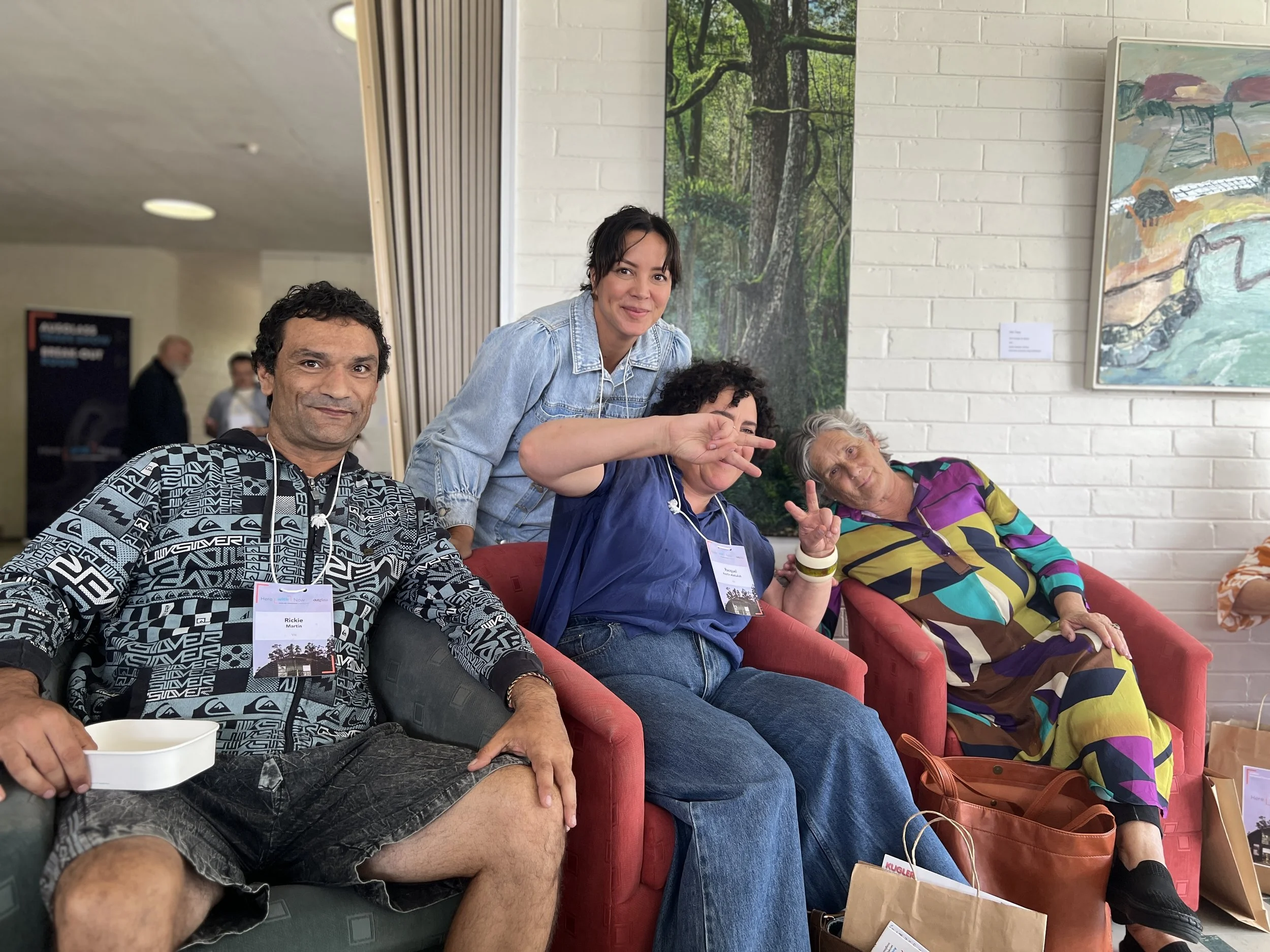 Poatina AusGlass Conference with GlassEelCreative, Aunty Netty Shaw, Gugumah.