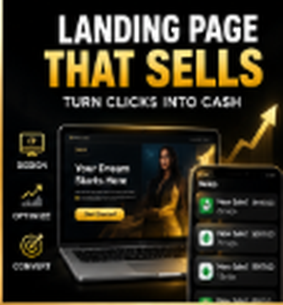 LANDING PAGE / SALES FUNNEL BUILDOUT.