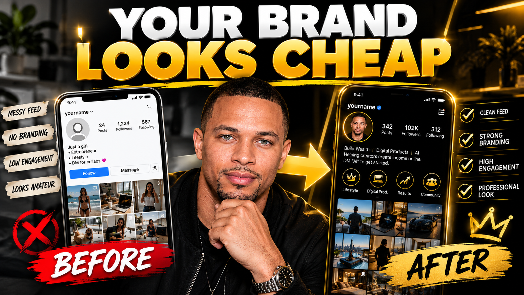 INSTAGRAM CONVERSION MAKEOVER.