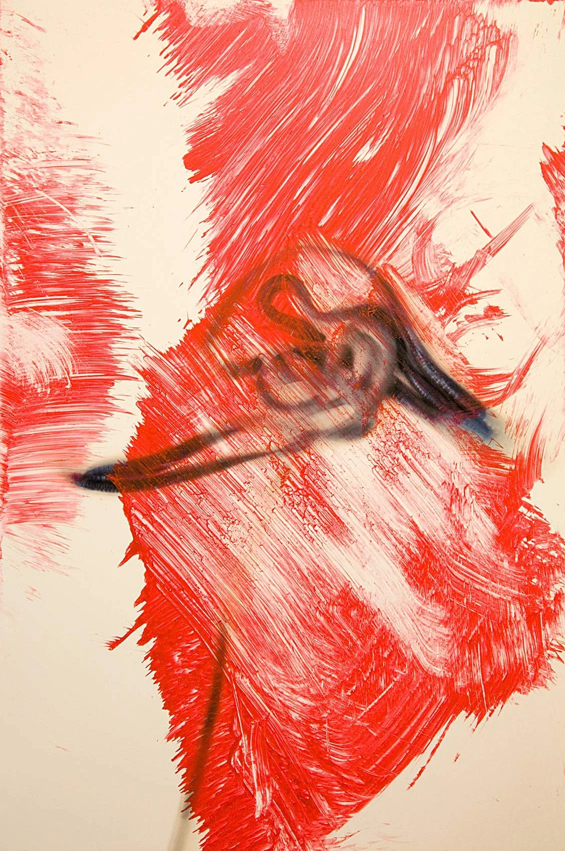 „Global Worming Dancers“. C-Print, Acryllack. 31,5 x 21 cm. 2019