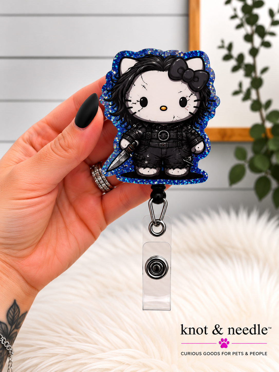 Hello Kitty Inspired Horror Slasher Badge Reel