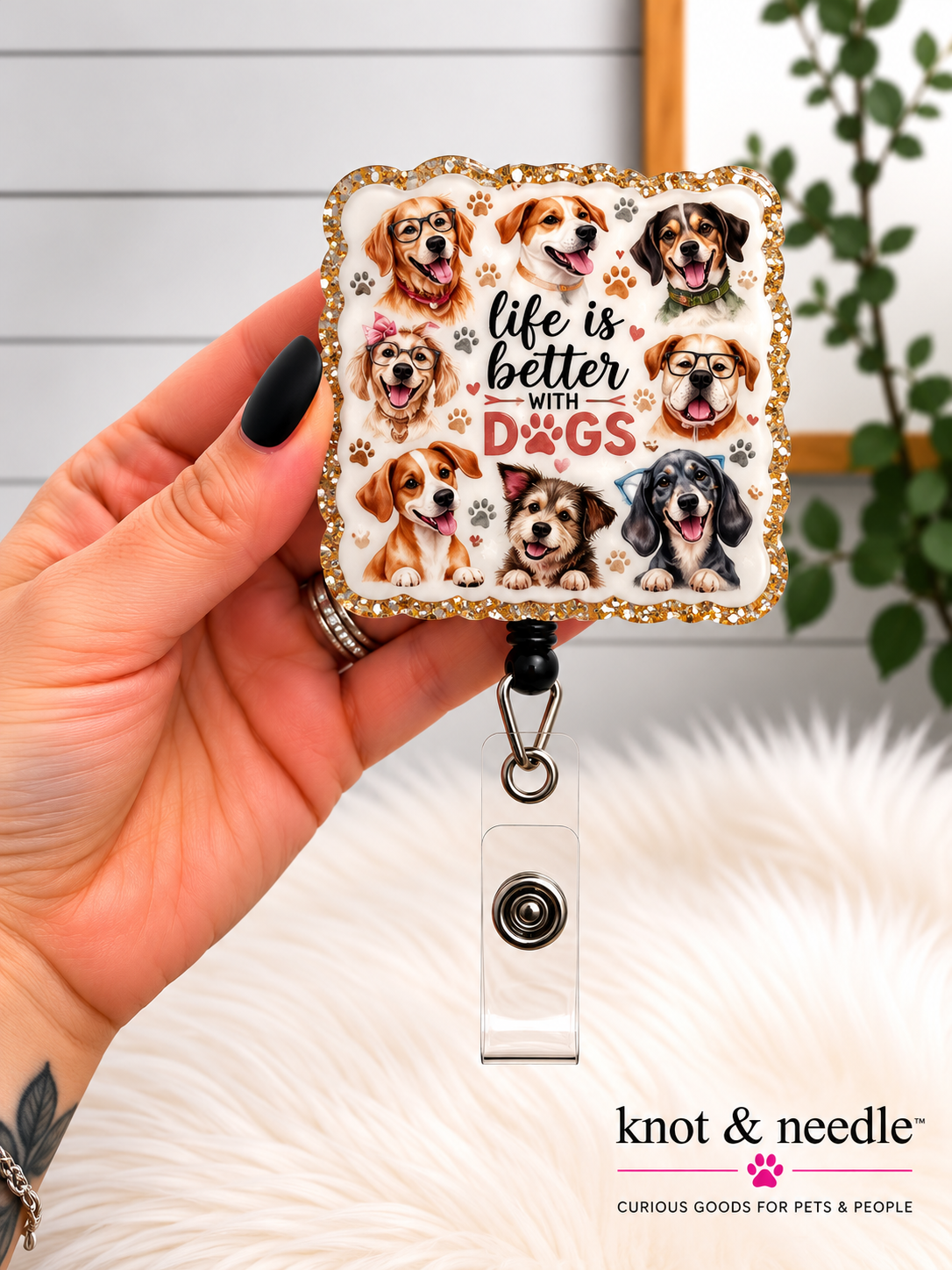 Dog Life Badge Reel