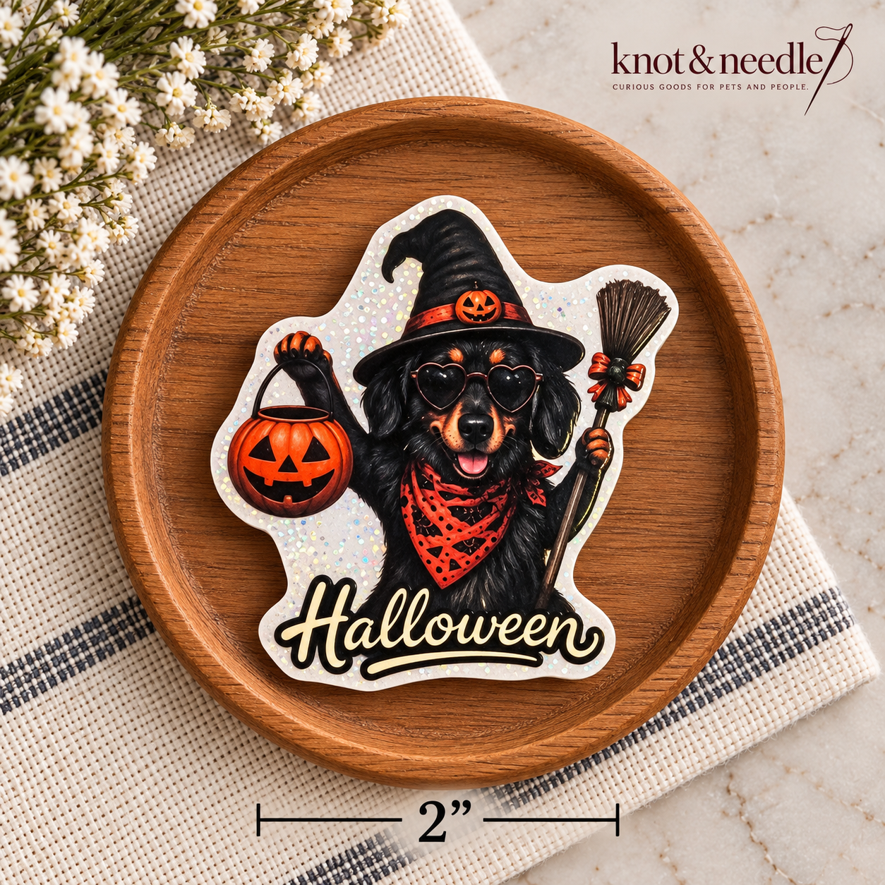 Halloween Dachschund Magnet