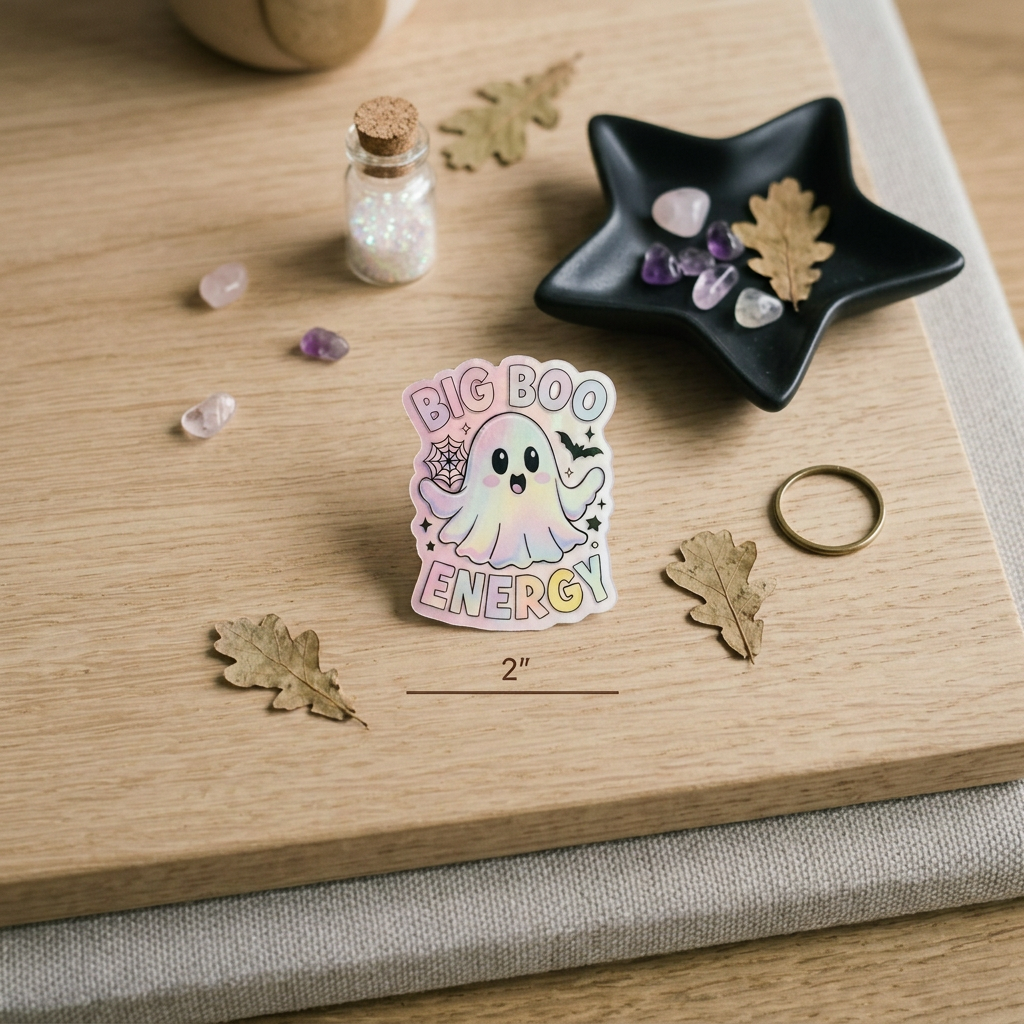 Big Boo Energy Ghostie Magnet