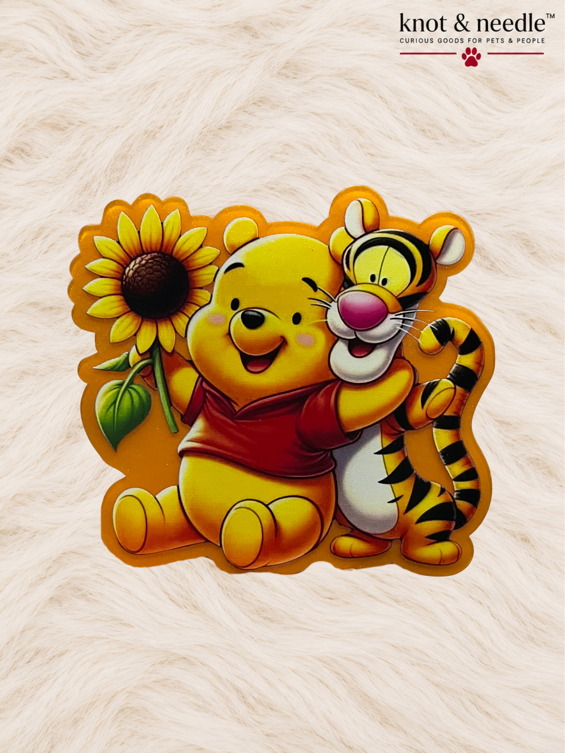 Winnie The Pooh & Tigger Too Inspired Acrylic LED Nightlight