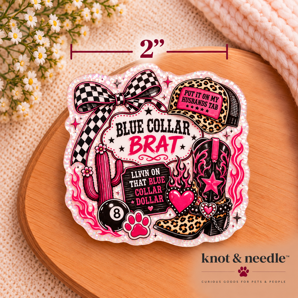 Blue Collar Brat Club Magnet