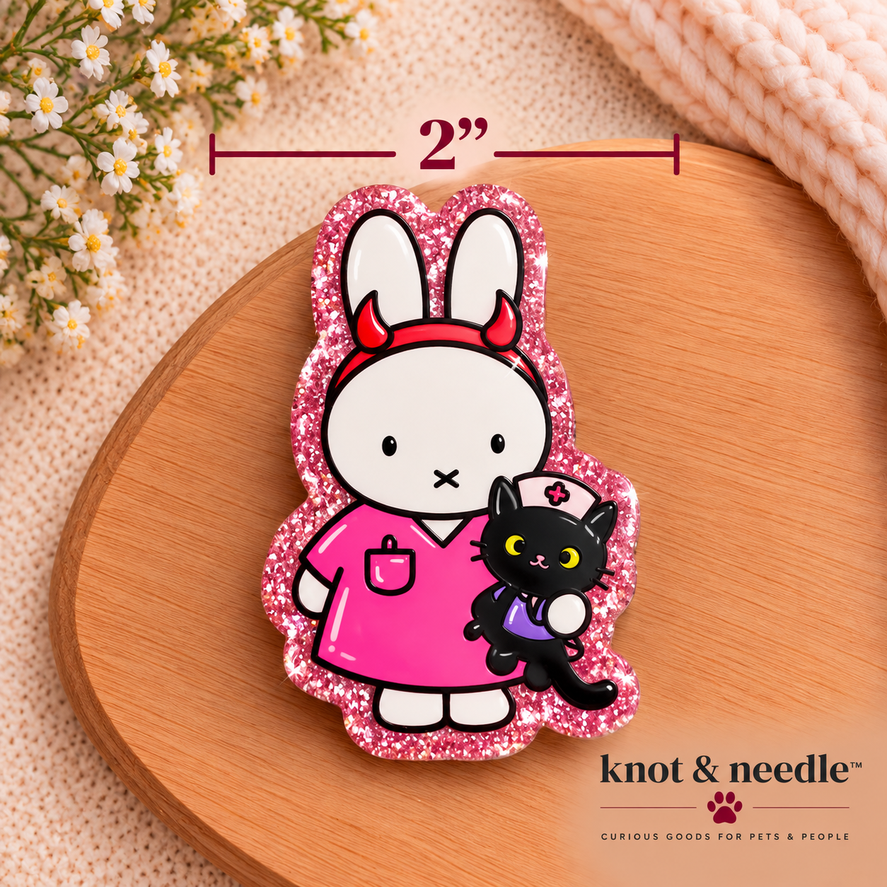 Miffy Inspired Doctor, Nurse, or Veterinarian Magnet
