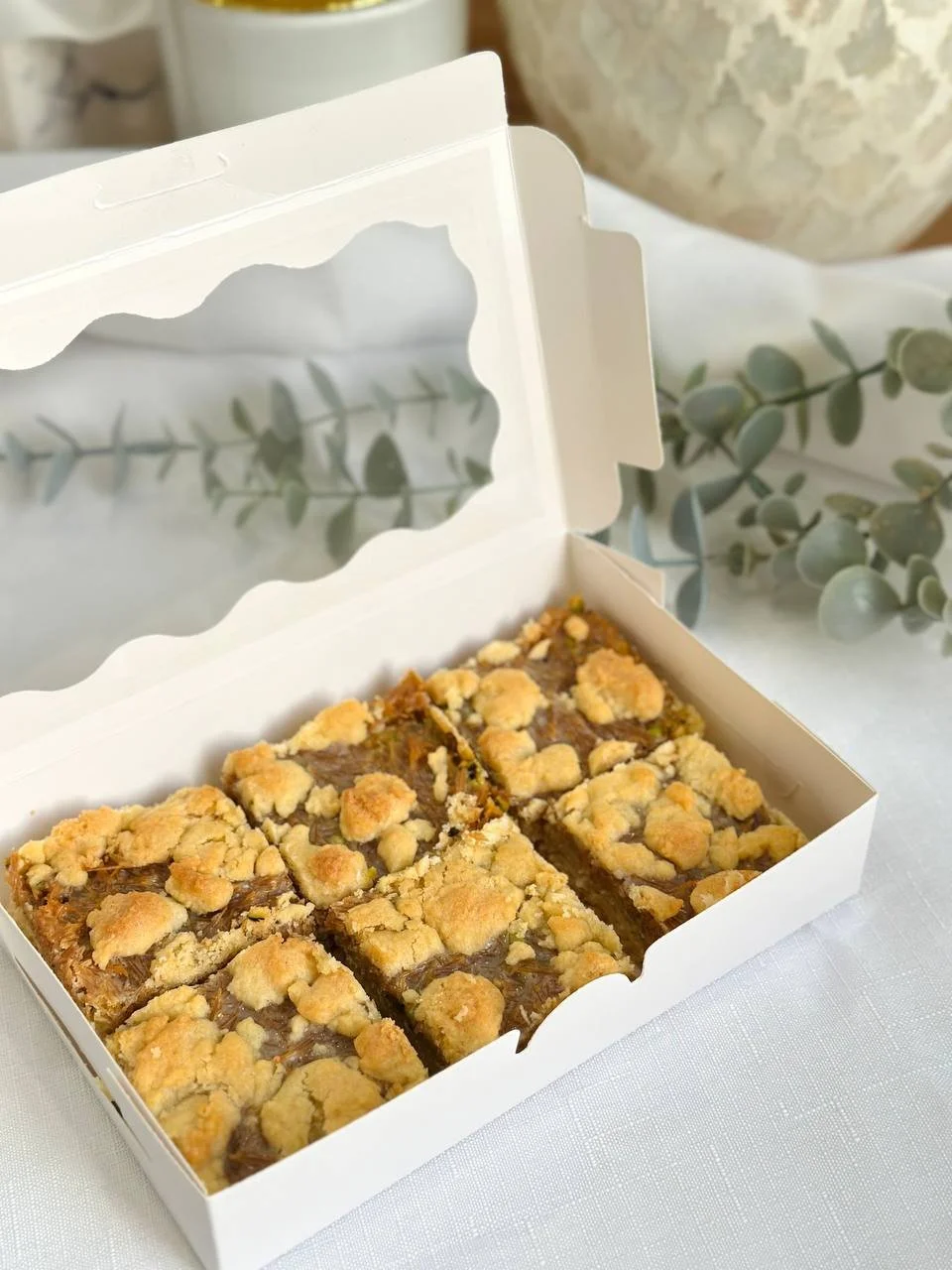 Coconut Pistachio Sherie Slices