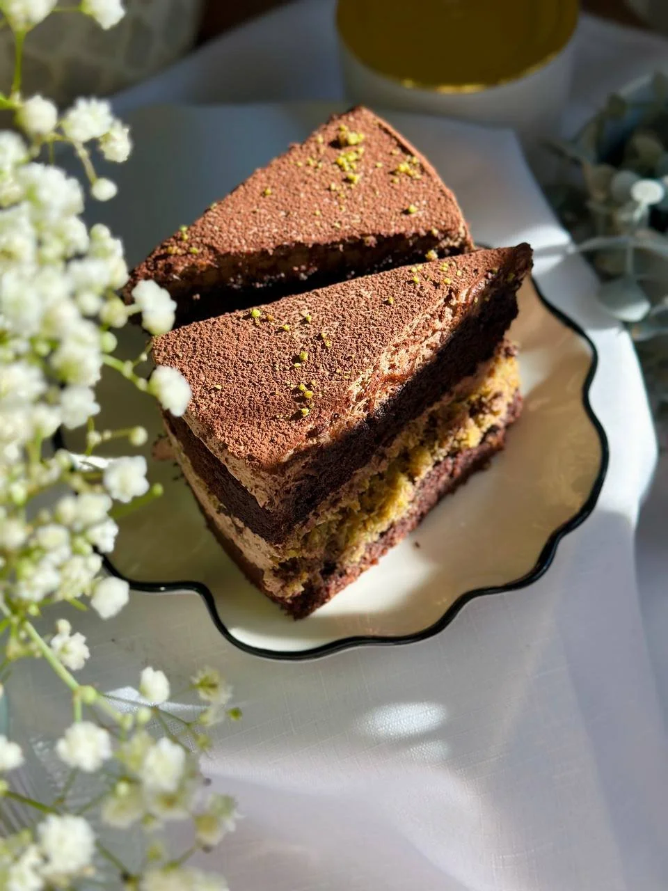 Dubai Chocolate Cake