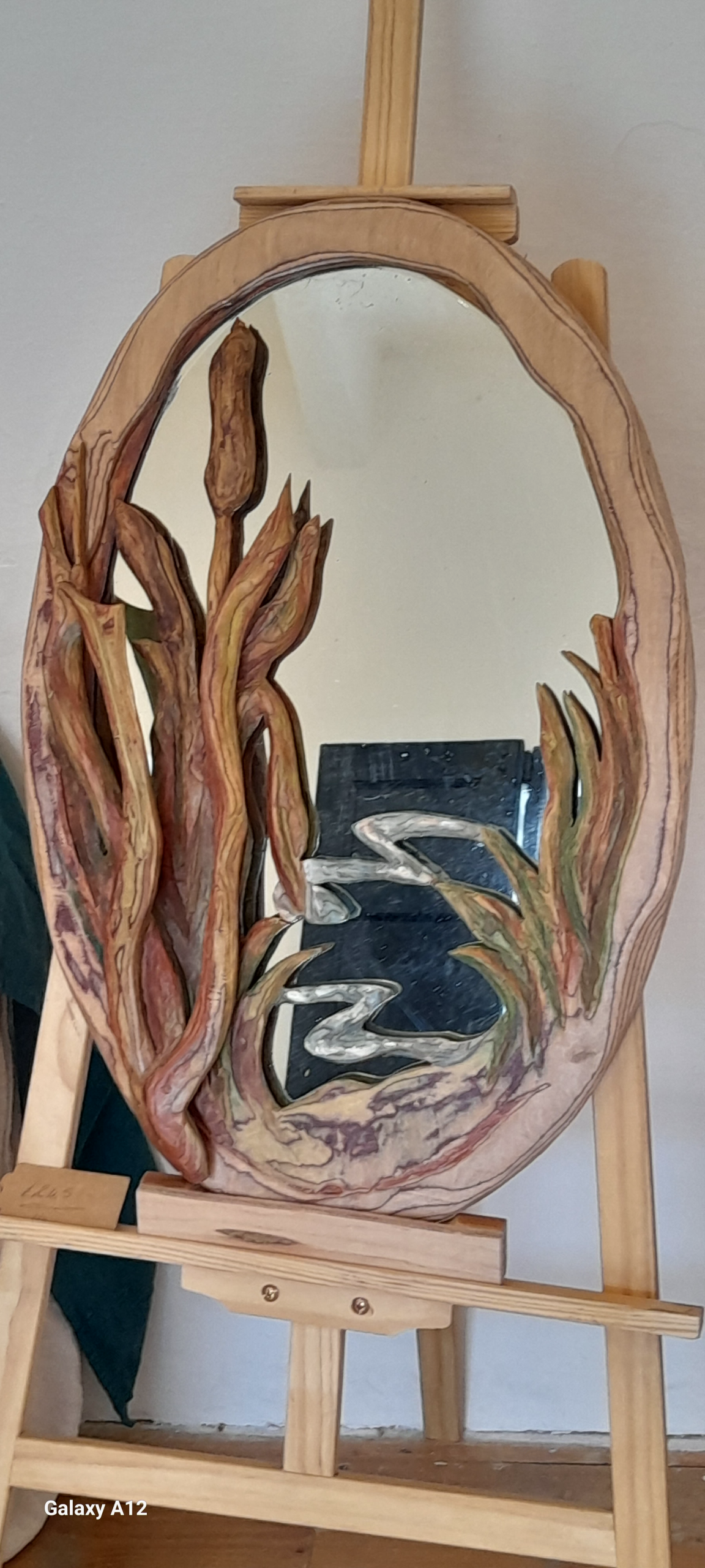Bullrush Oval Mirror