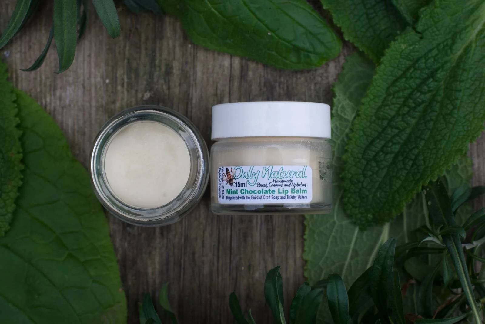 Organic lip balms