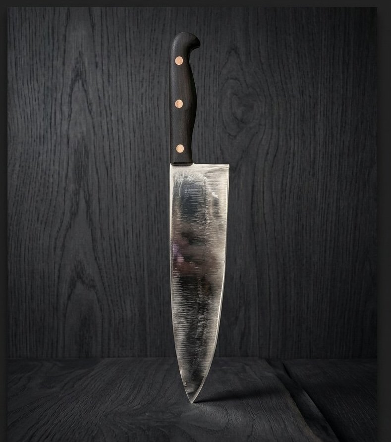Hand made kitchen knife