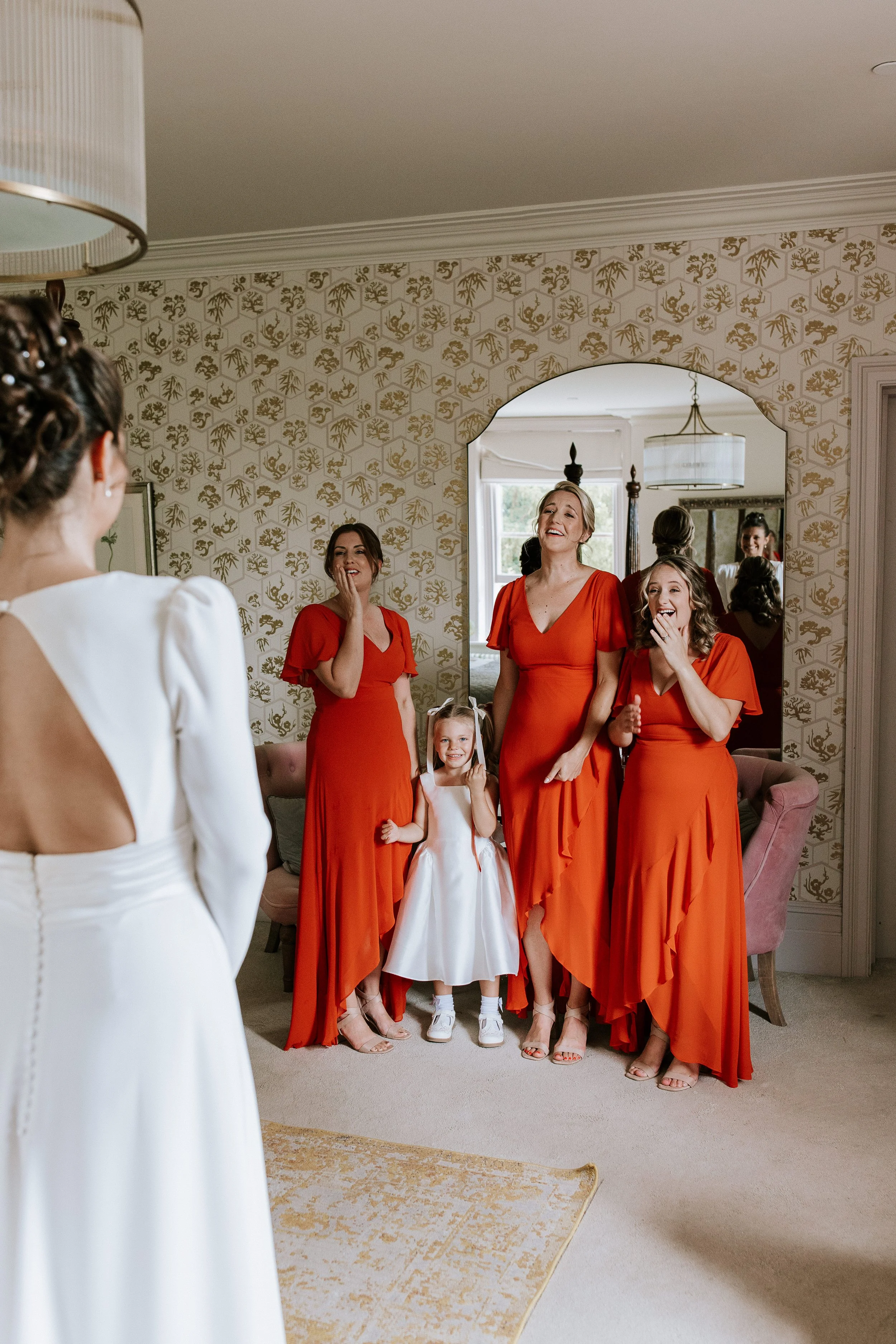 Soft glam bridesmaid makeup by Charlee Hulbert at Abbots Court Wimborne