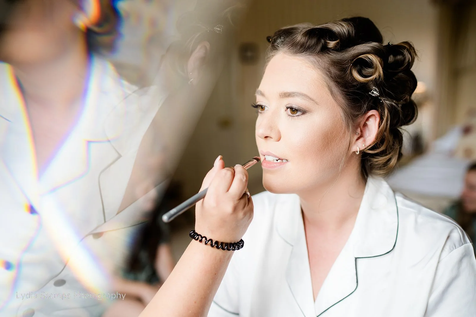 Natural bridal makeup for a Dorset bride at Cranborne Lodge 10 Castle St