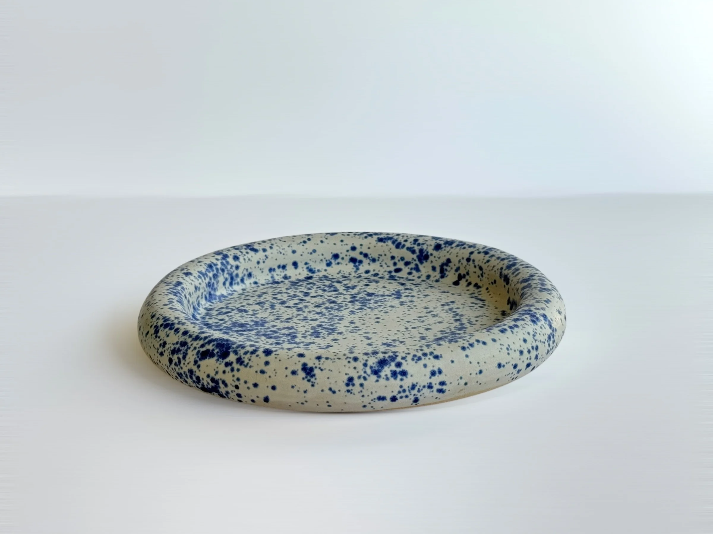 Blue Speckle - Catch-All Bubble Plate