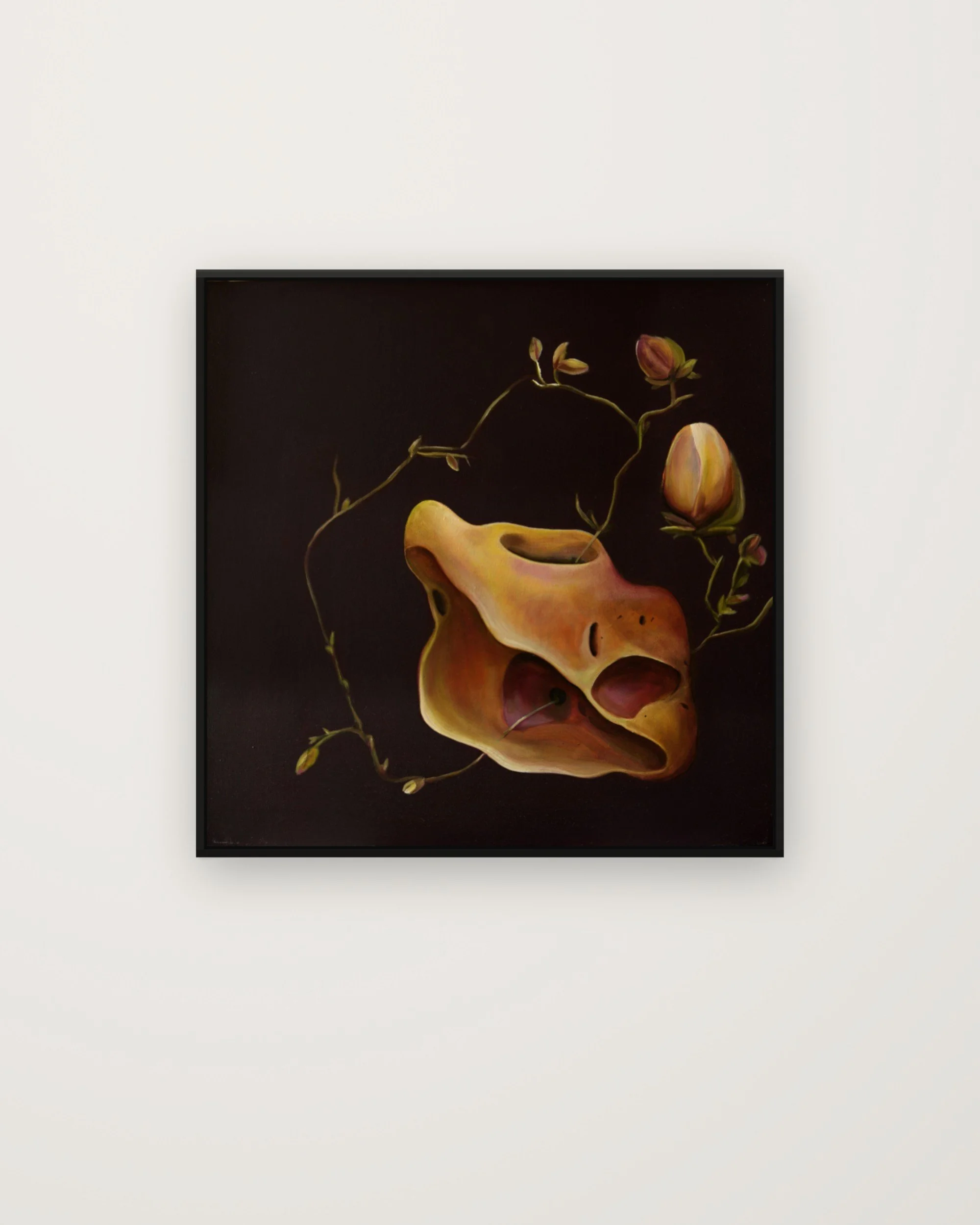 KamiMadArt_2026-013_Different-Kind-of-Bloom-4_MOCKUP_black-frame_white-wall.jpg