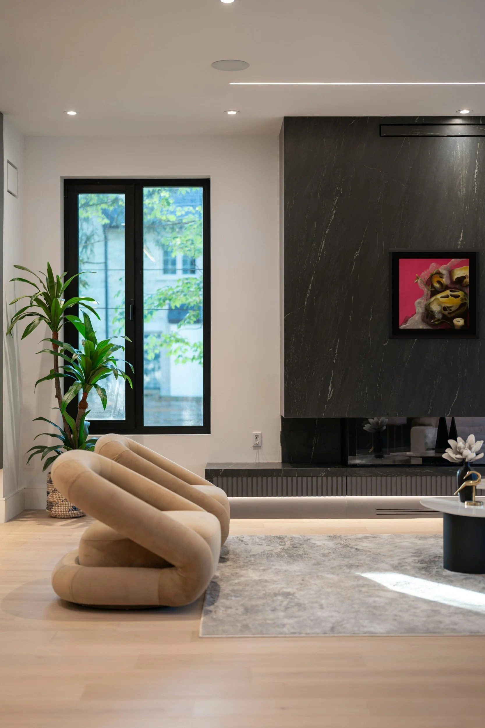 KamiMadArt_2026-007_Different-Kind-of-Bloom-2_MOCKUP_black-marble-fireplace.jpg