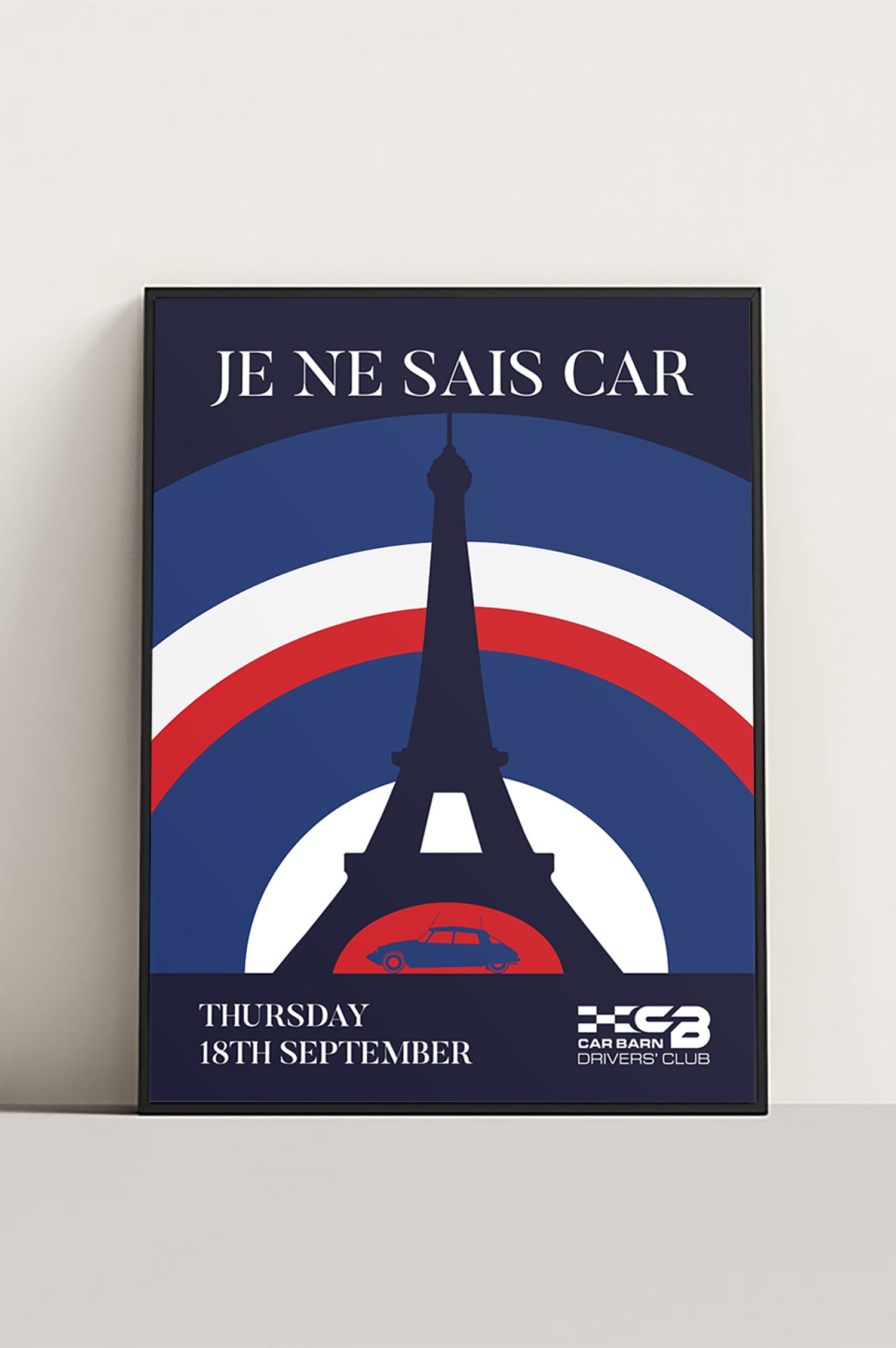 Je Ne Sais Car Print