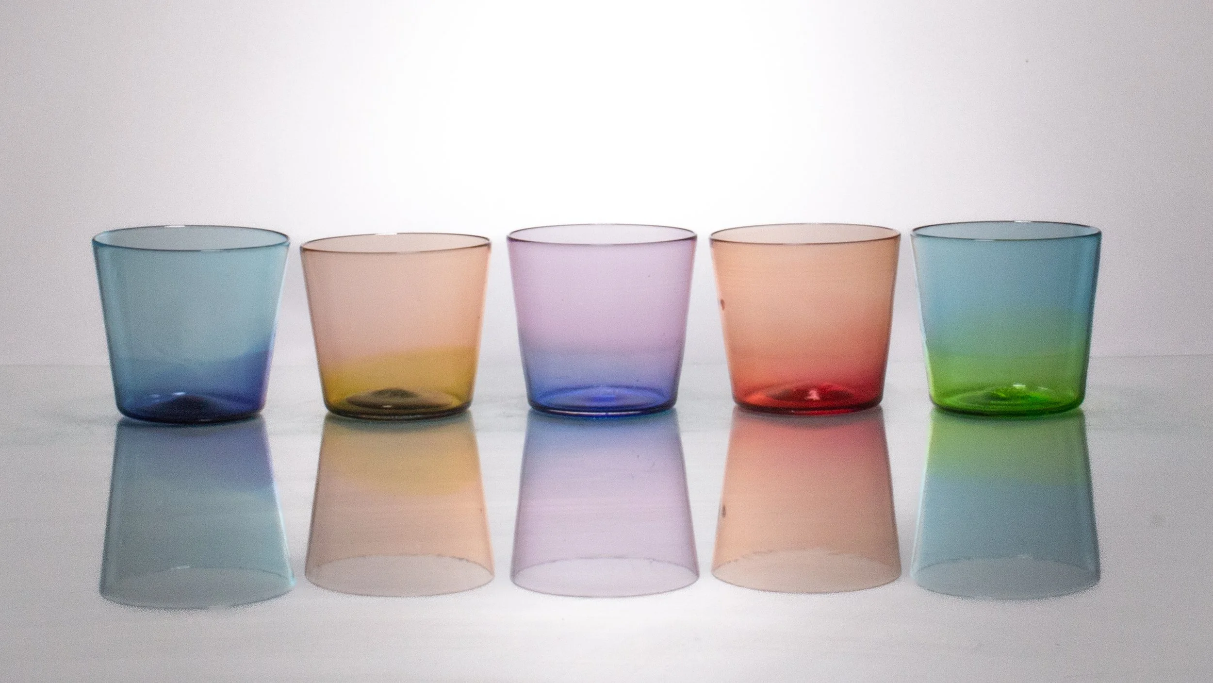 Ombre Rocks Glass