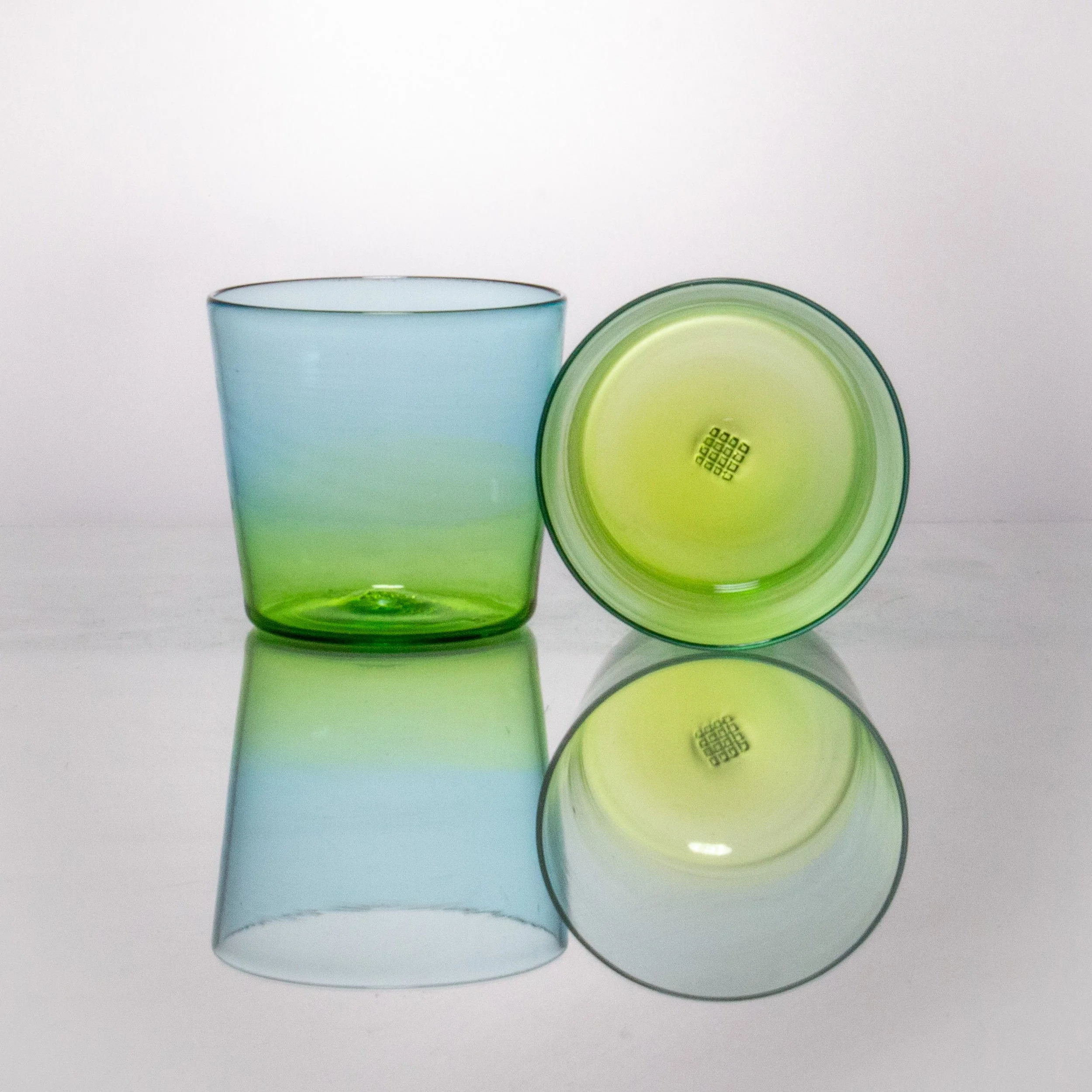 Ombre Rocks Glass