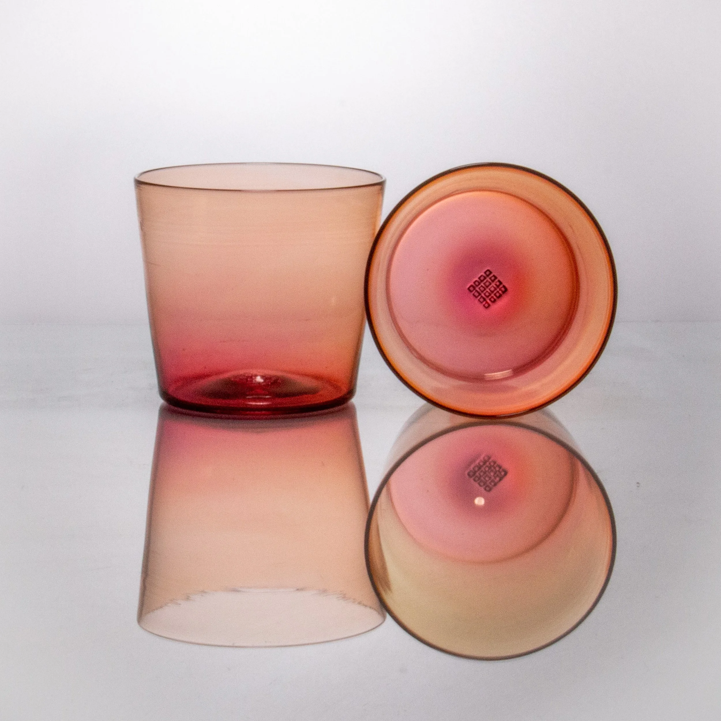 Ombre Rocks Glass