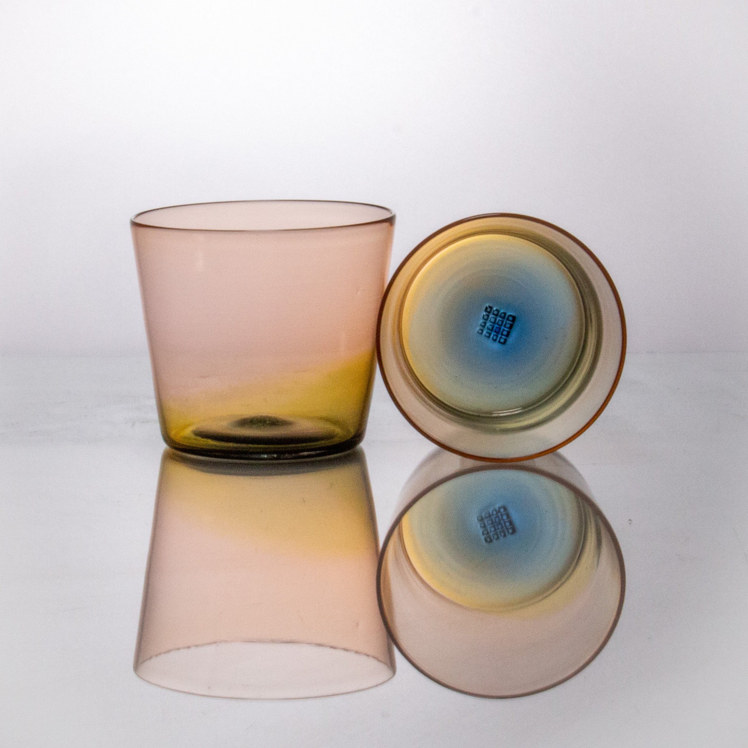 Ombre Rocks Glass