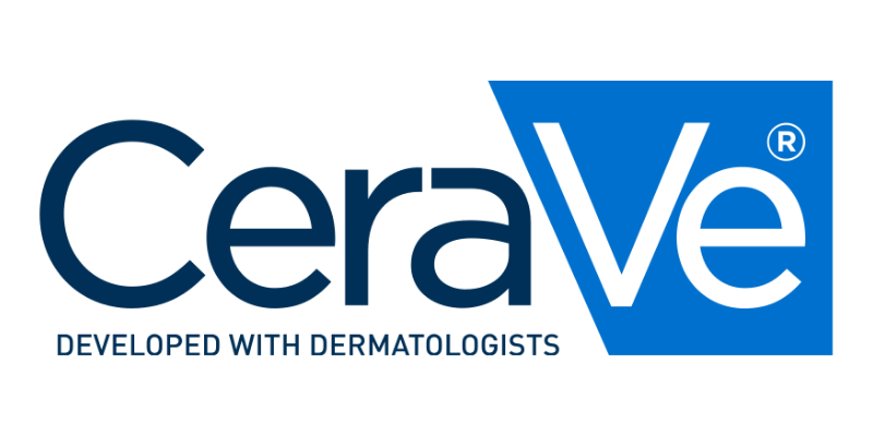 CeraVe logo with the tagline "Developed with Dermatologists"