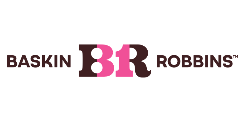 Baskin Robbins logo featuring the number 31 in pink, with the words 'Baskin Robbins' on either side.