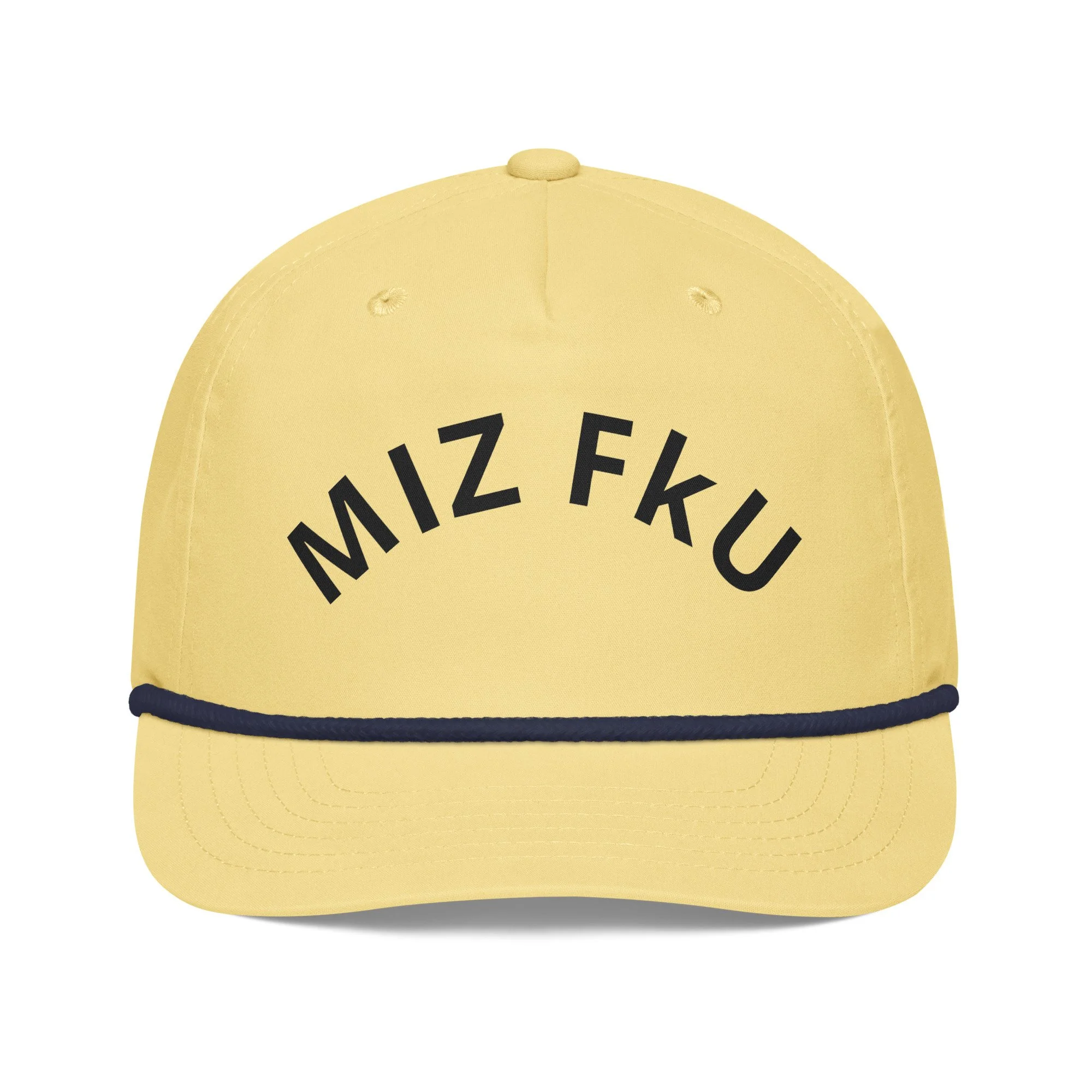Gold n Black rope cap