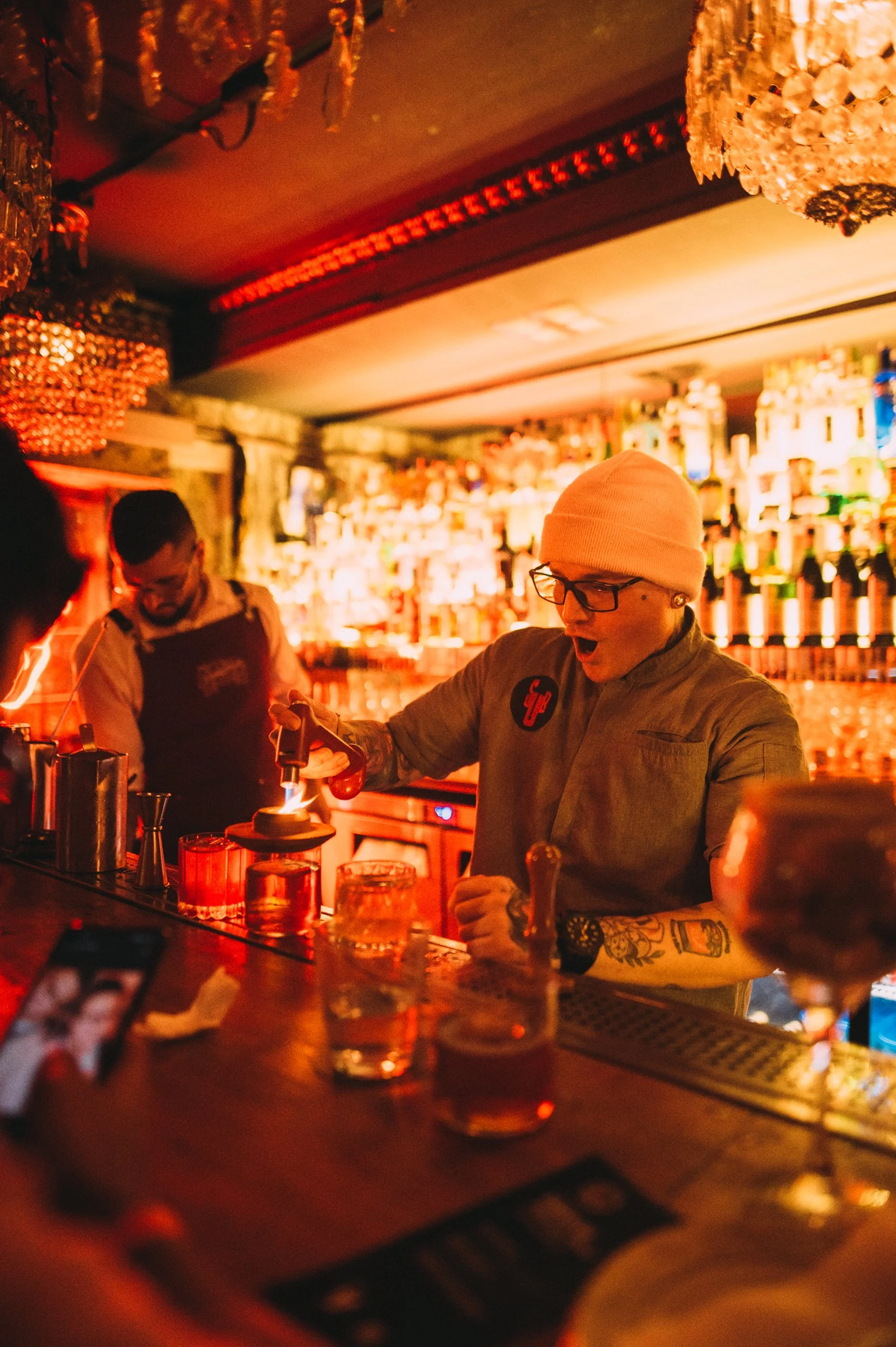 SubAstor de São Paulo durante una colaboración de coctelería en Bar La Providencia.