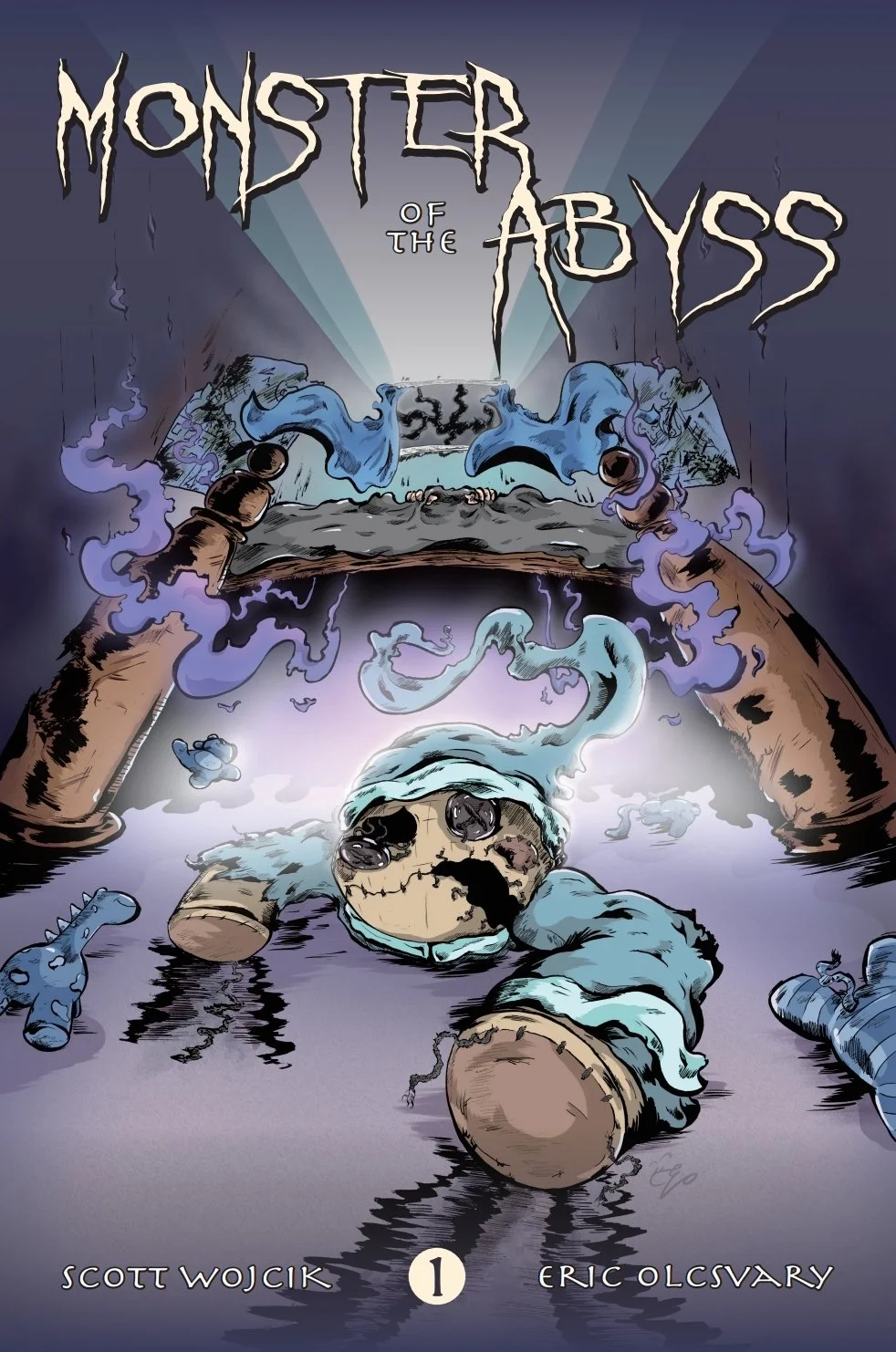Monster of the Abyss comic book series by Scott Wojcik and Eric Olcsvary, published by ÆTRYX PRESS.