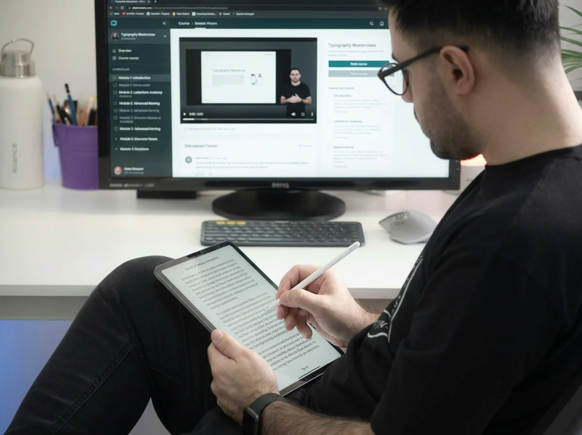 Online learning professor