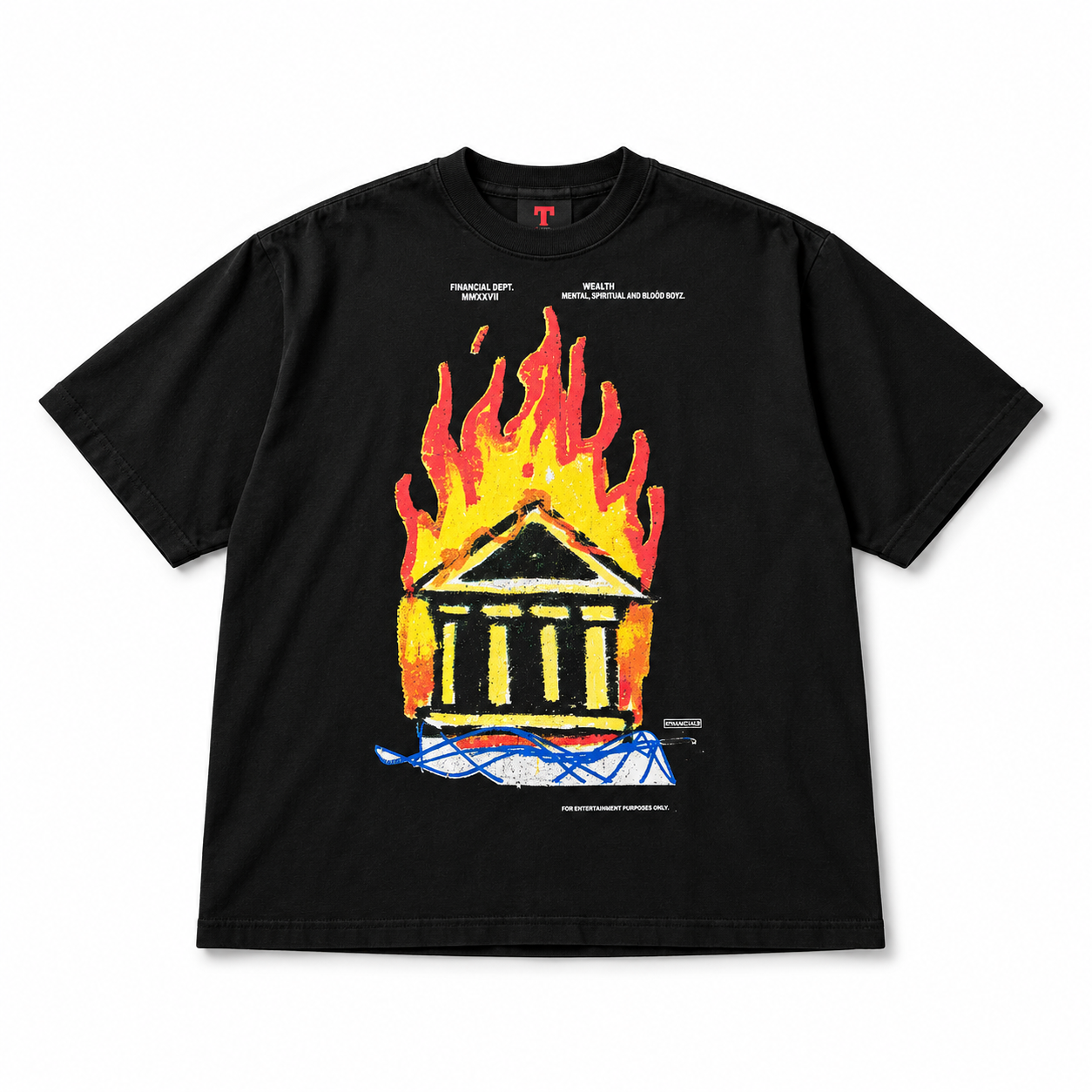 The Bank Is Burning Tee