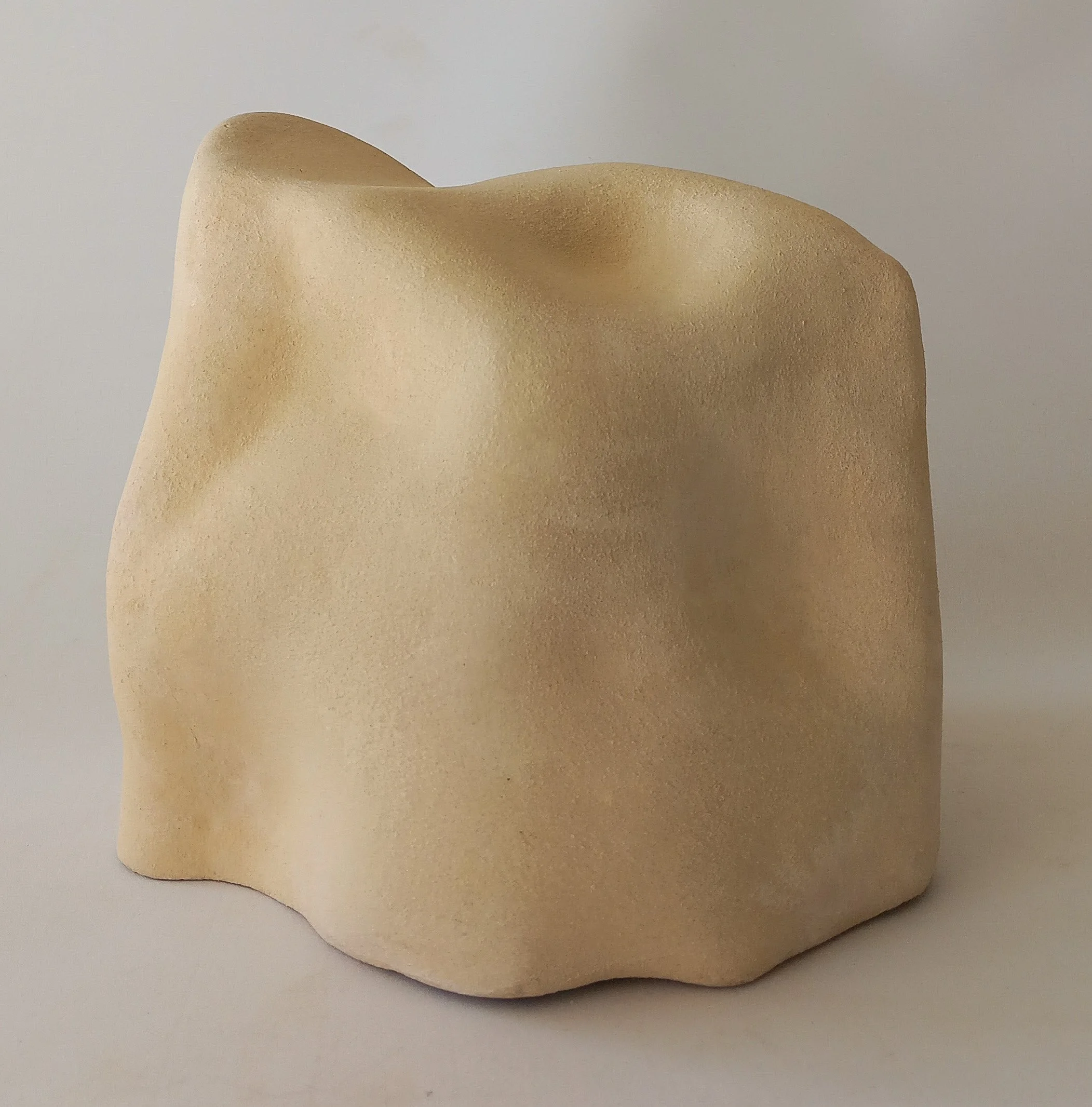 FEZ, 2026, white stoneware, 23 x 21 x 24 cm