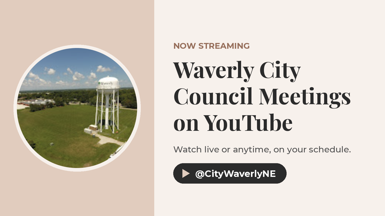City Council meetings now livestreamed and posted on YouTube 