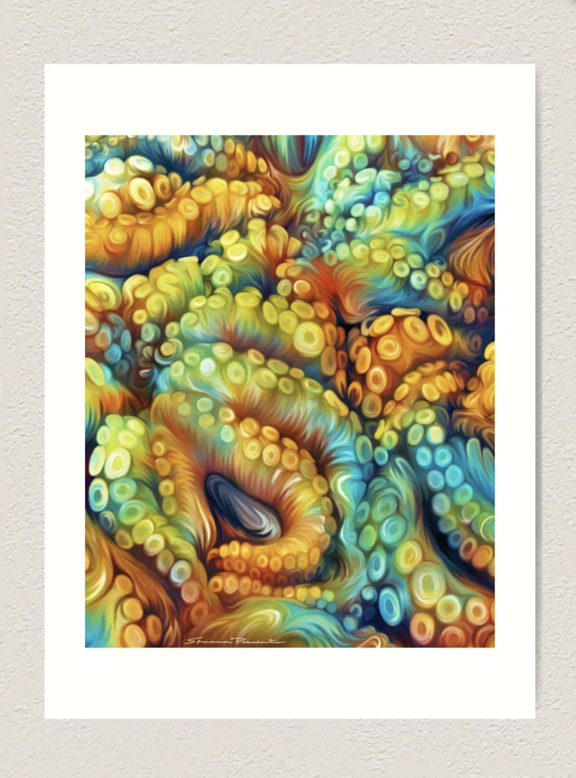 Tentacles Fine Art Print 12x16
