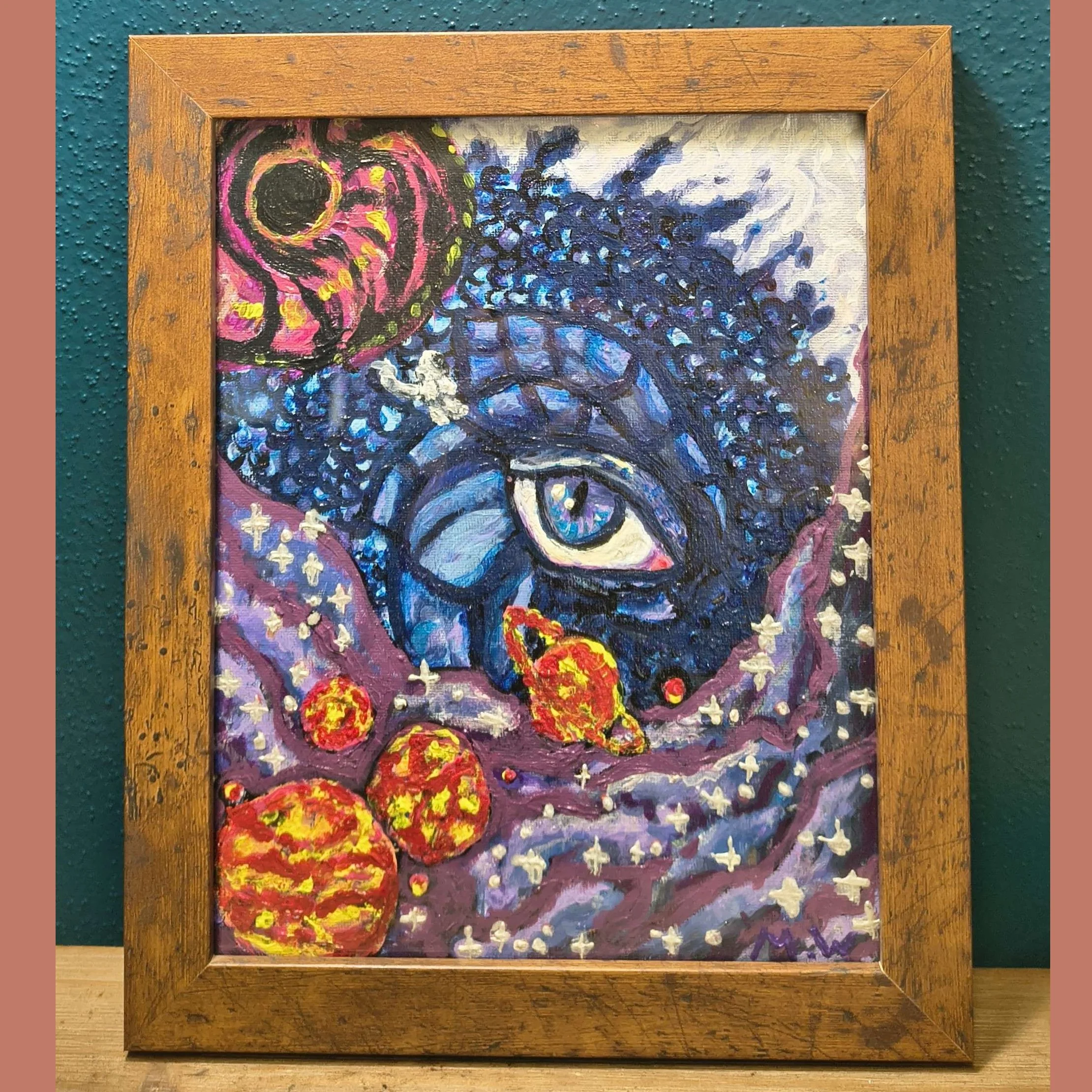 The Dragon at the Bottom of the Universe by Matthias Warlick (Framed and Squared).jpg