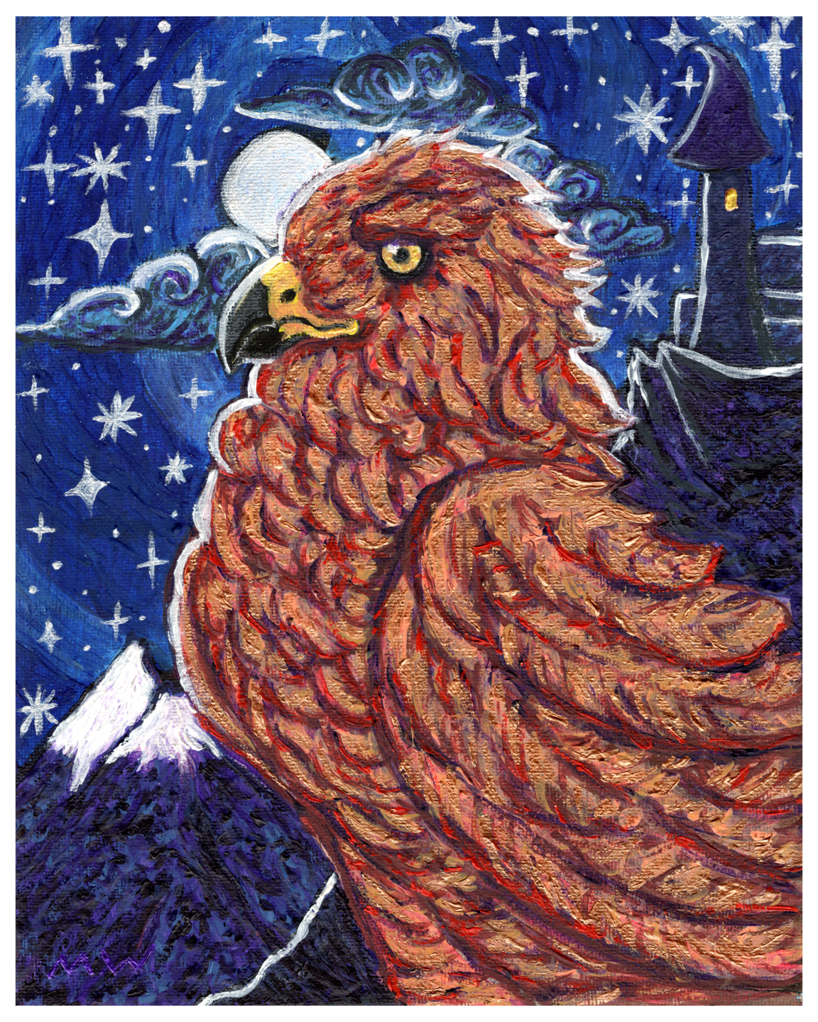 The Wizard's Falcon by Matthias Warlick
