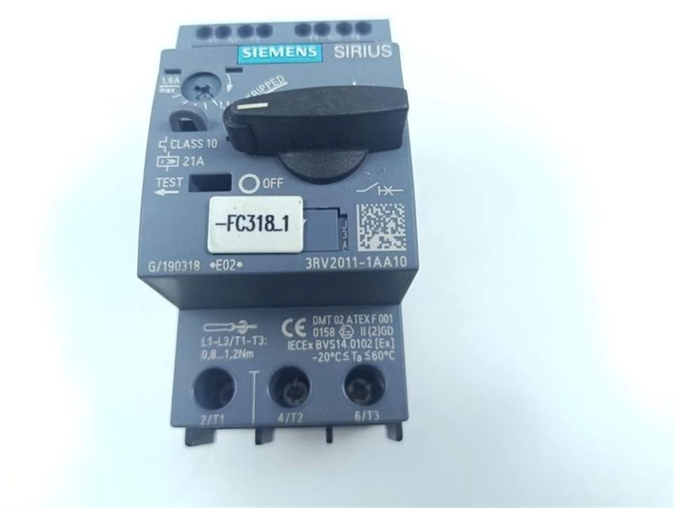 Siemens SIRIUS 3RV2011-1AA10 Motor Protection Circuit Breaker