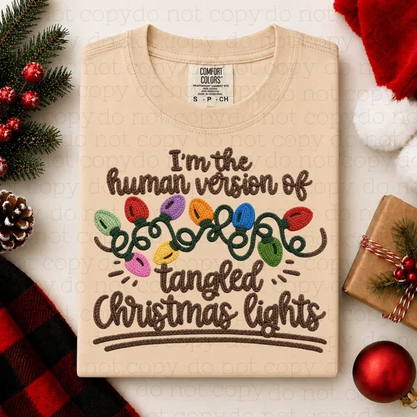 TANGLED CHRISTMAS LIGHTS