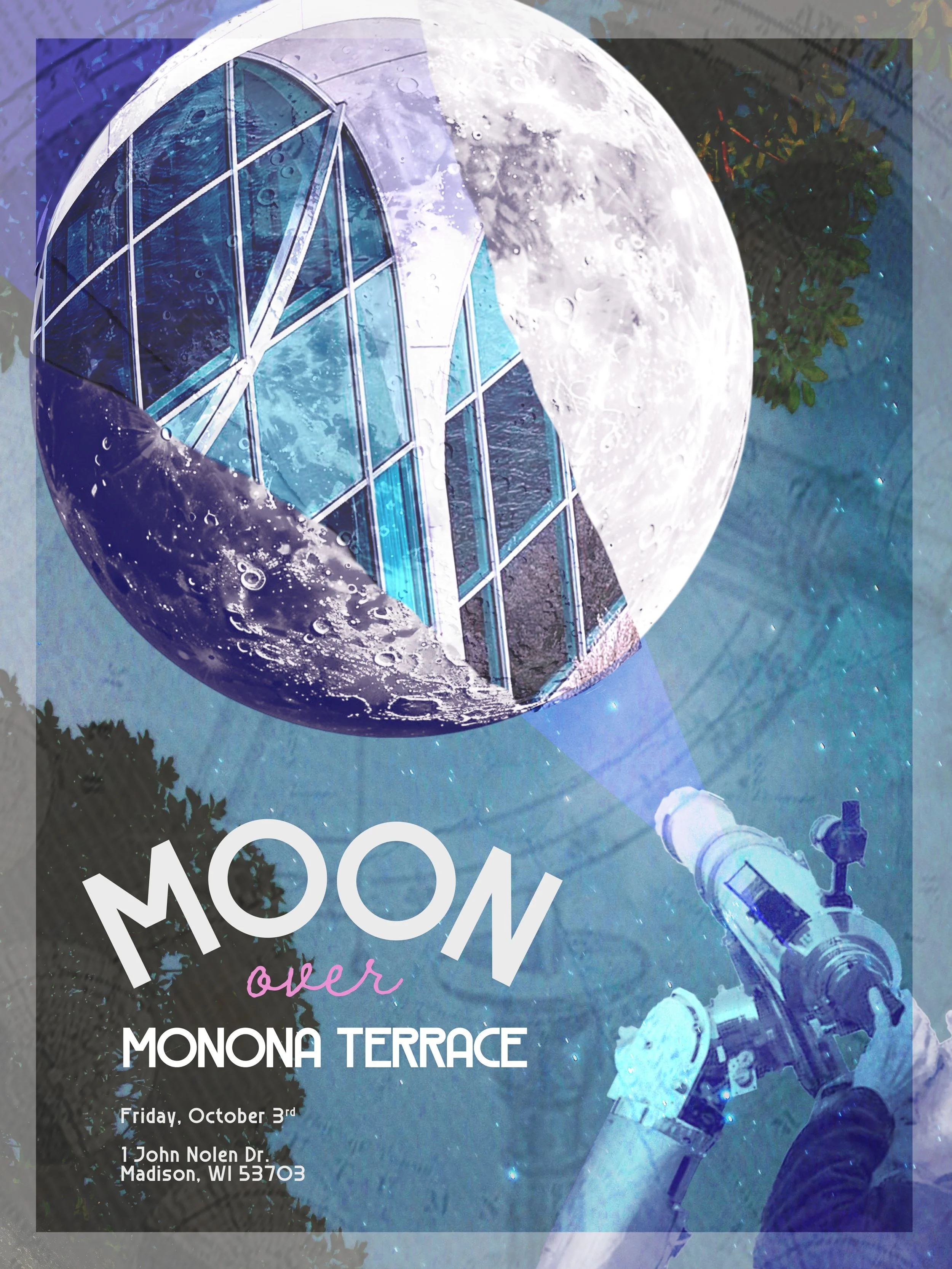 Moon Over Monona Terrace