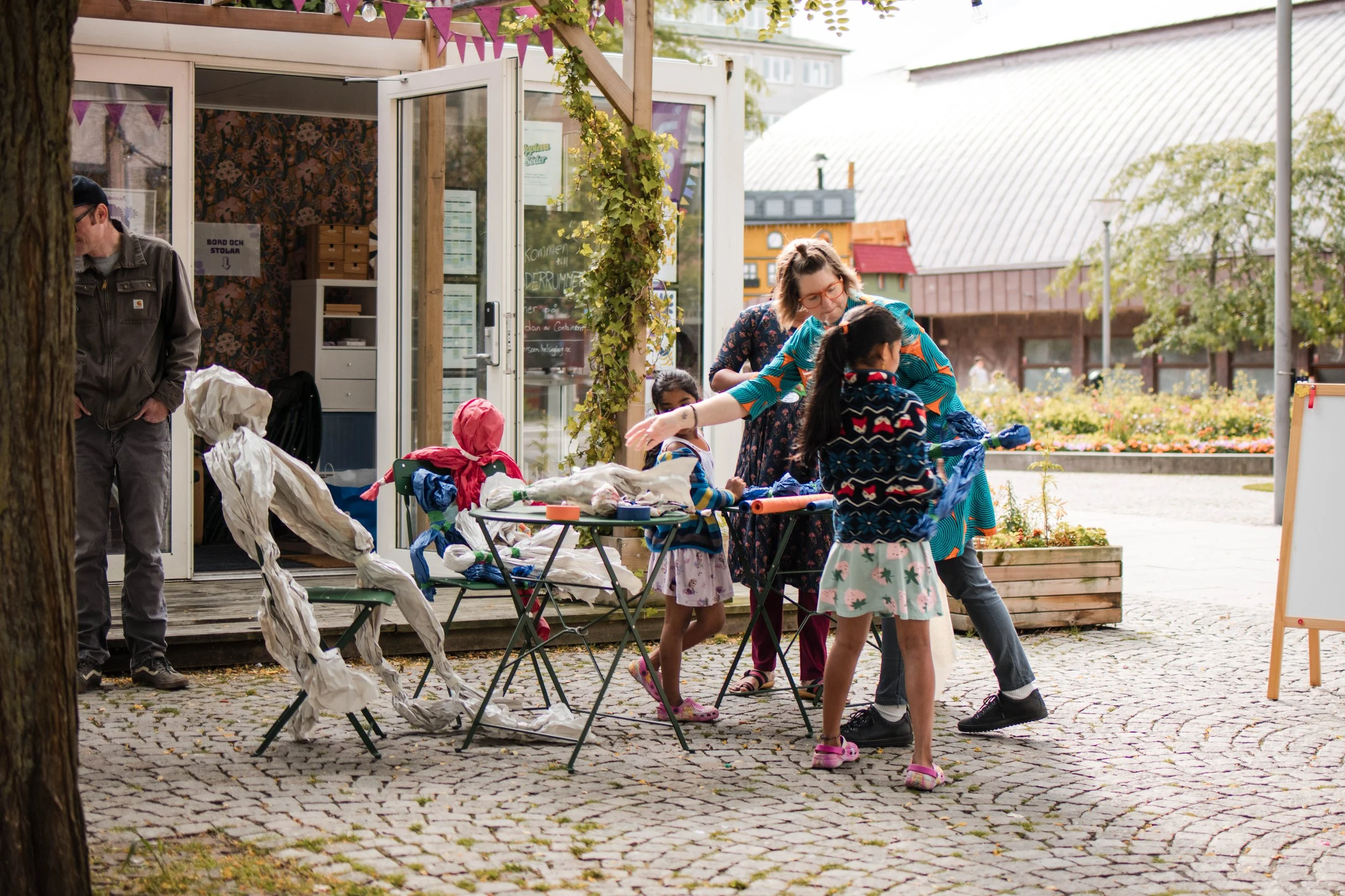 Puppetry in the Square in Helsingborg, Sweden