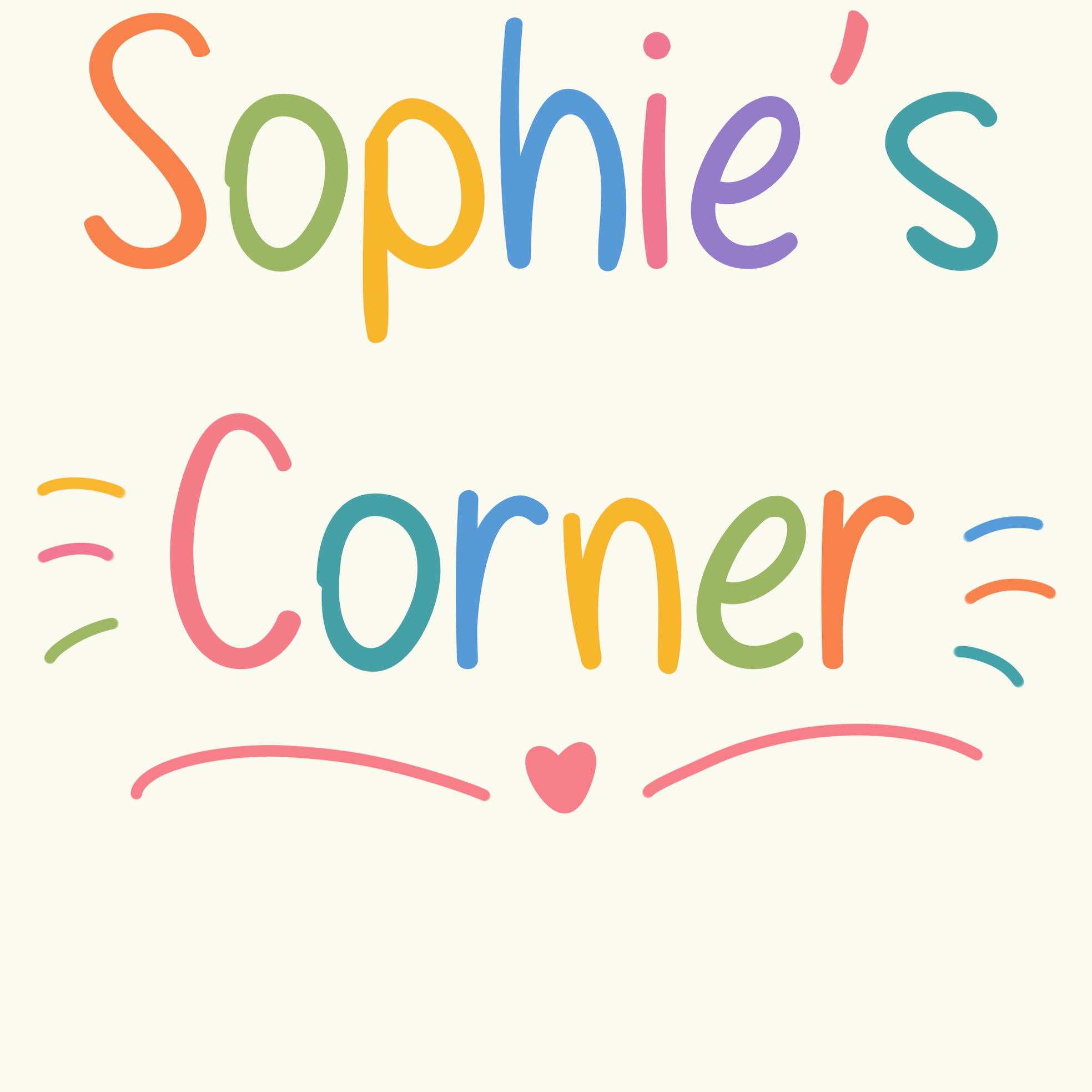 Sophie's Corner title logo.