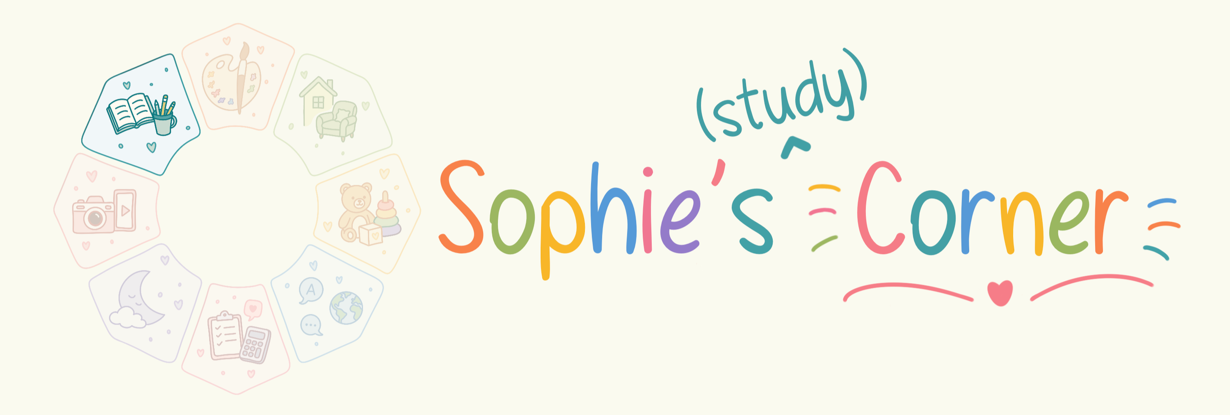 Sophie's Study Corner banner.
