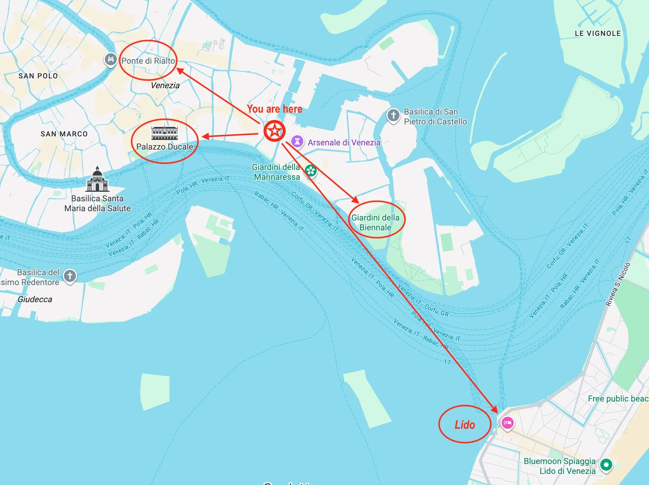 Area map